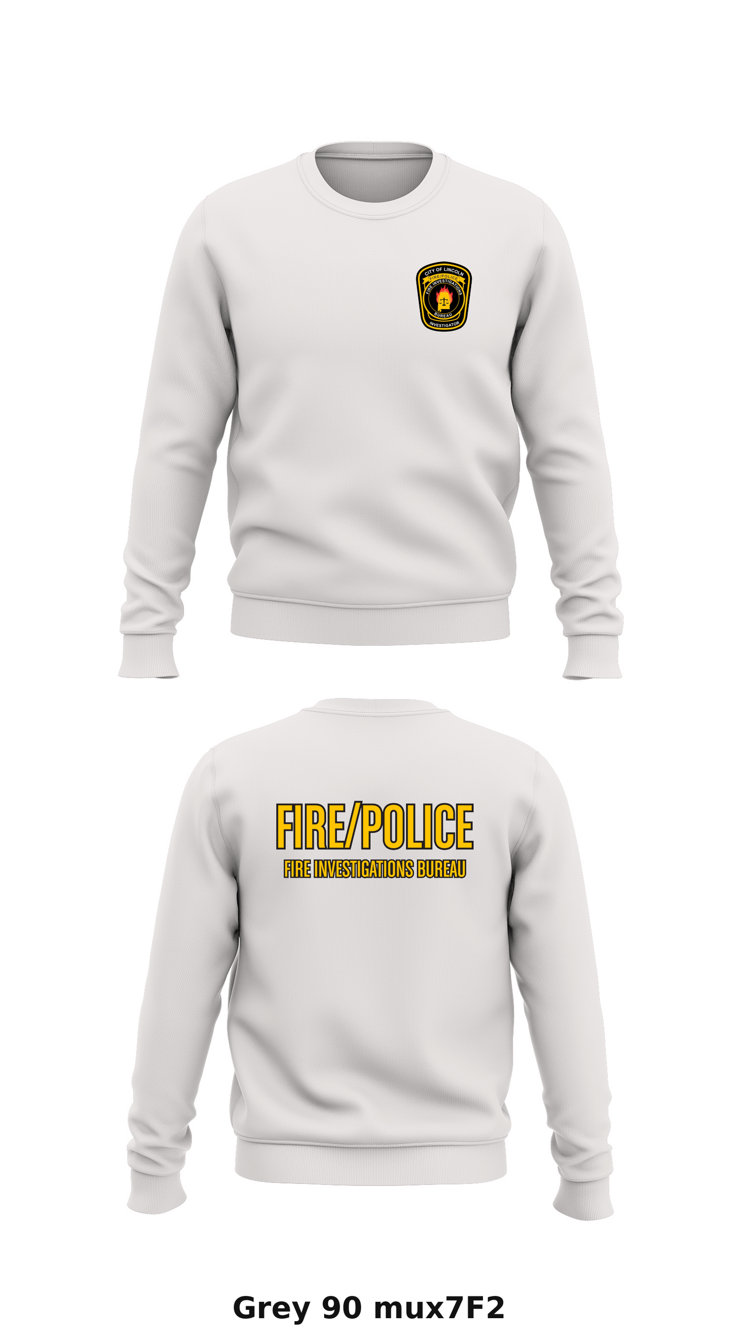 LFIB Store 1 Core Men's Crewneck Performance Sweatshirt - mux7F2