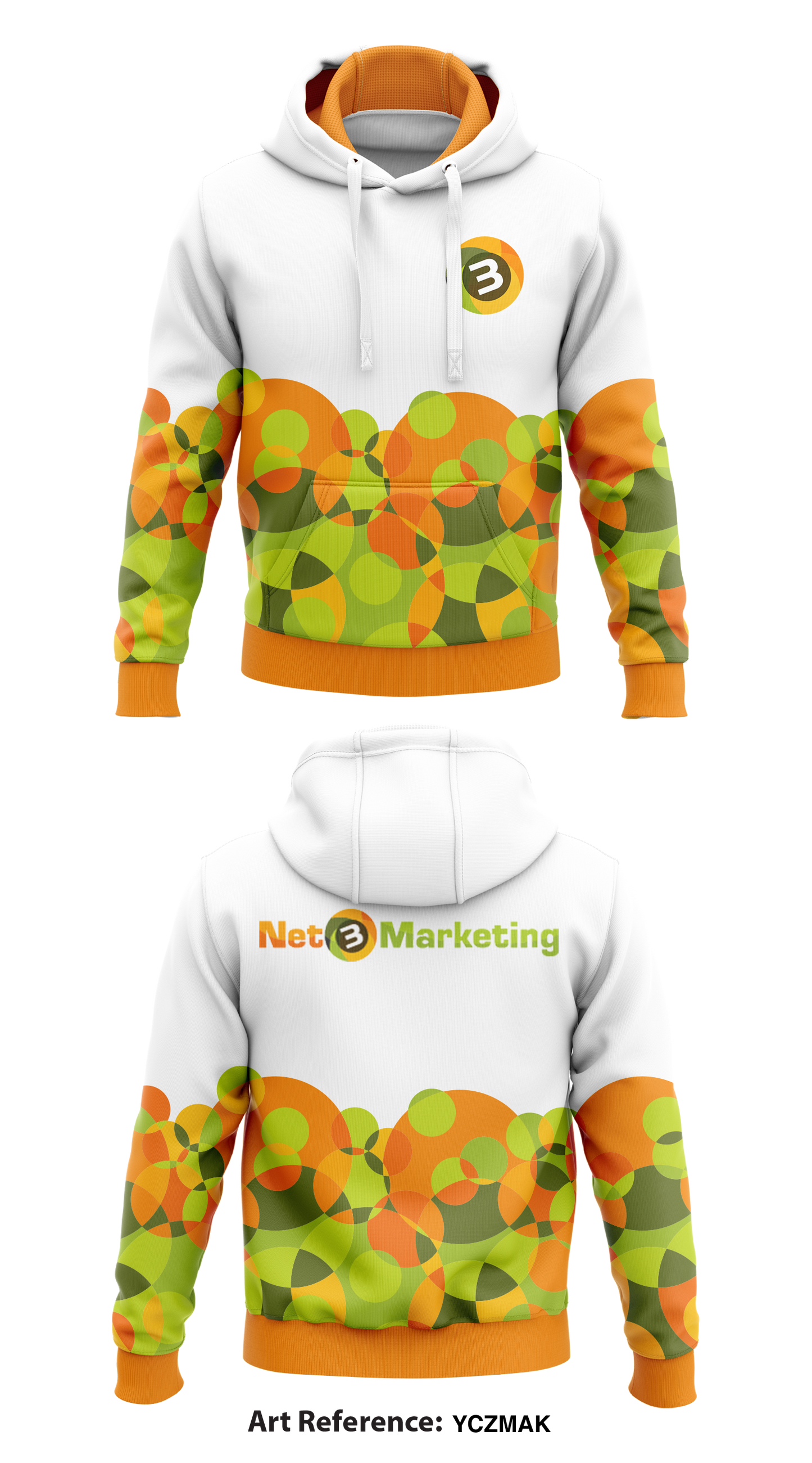 Net 3 Marketing Store 1 Core Men's Hooded Performance Sweatshirt - YcZmAK