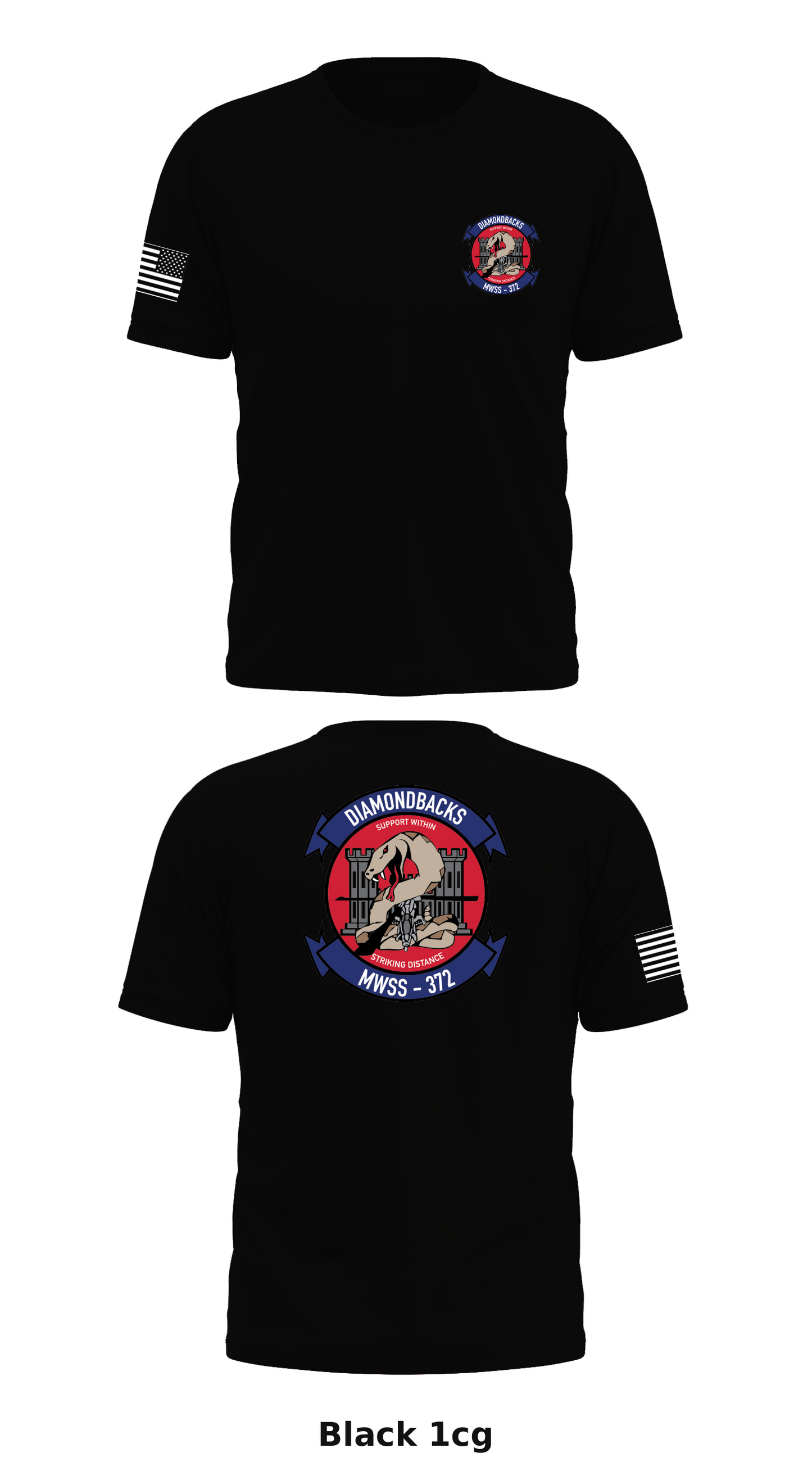 MWSS 372 Store 1 Core Men's SS Performance Tee - 1cg