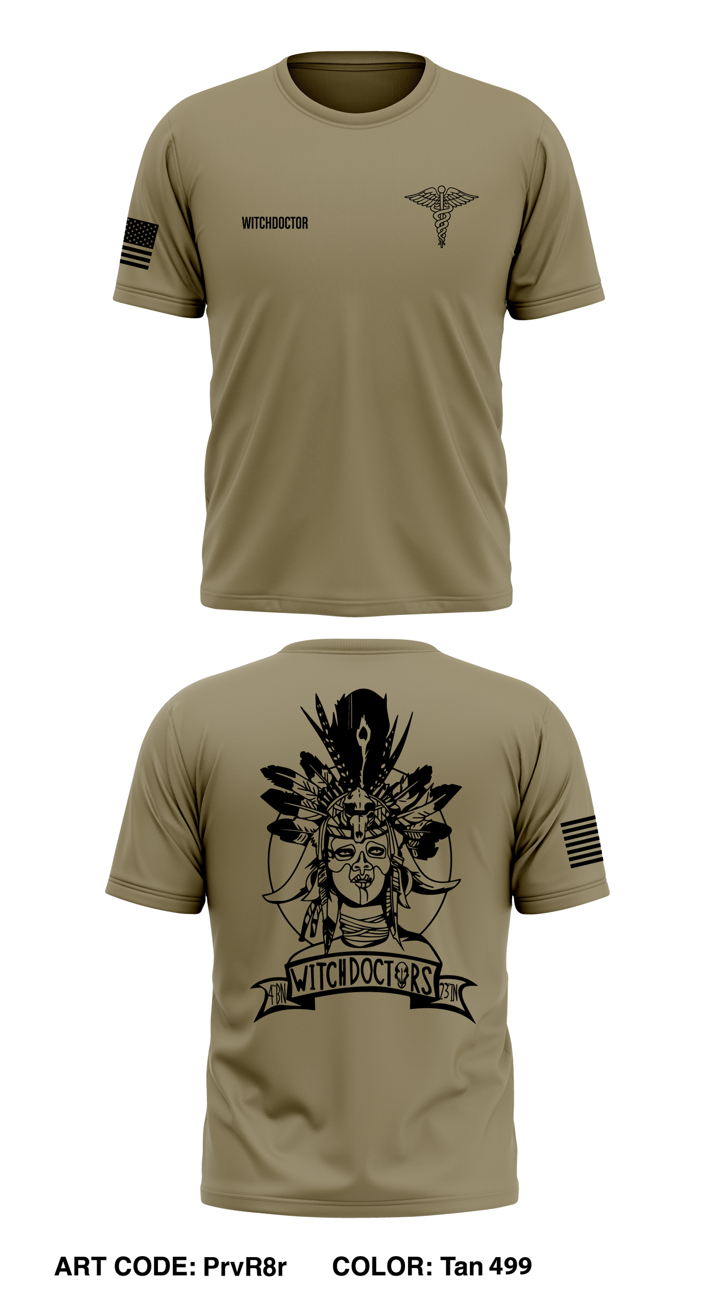 Witchdoctors, 4-23 IN Store 1 Core Men's SS Performance Tee - PrvR8r