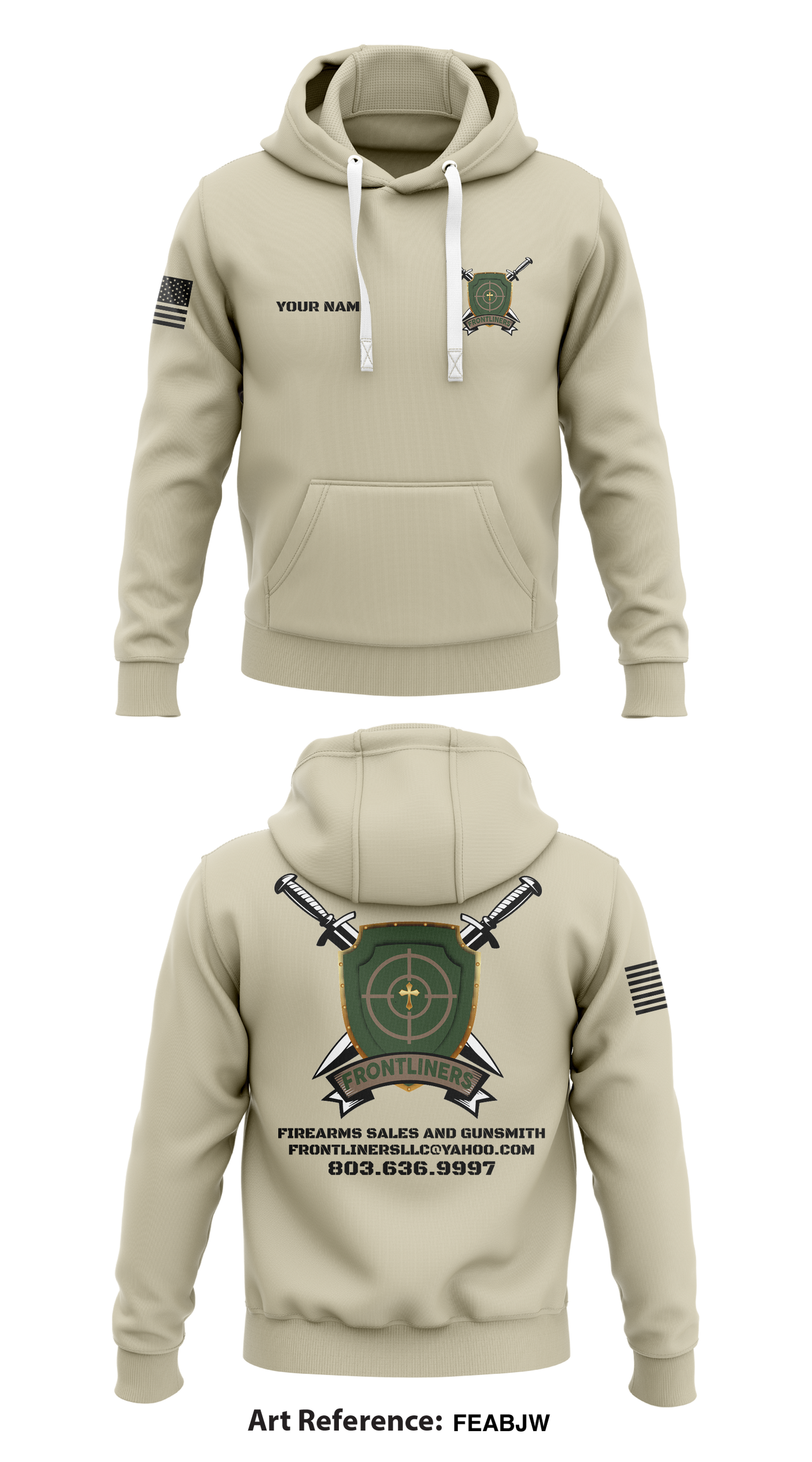 Frontliners Store 1 Core Men's Hooded Performance Sweatshirt - feAbJW