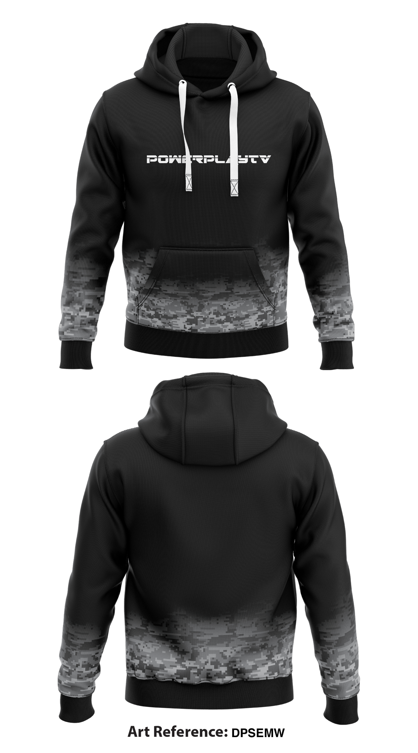 POWERPLAYTV Store 1 Core Men's Hooded Performance Sweatshirt - DpSemw