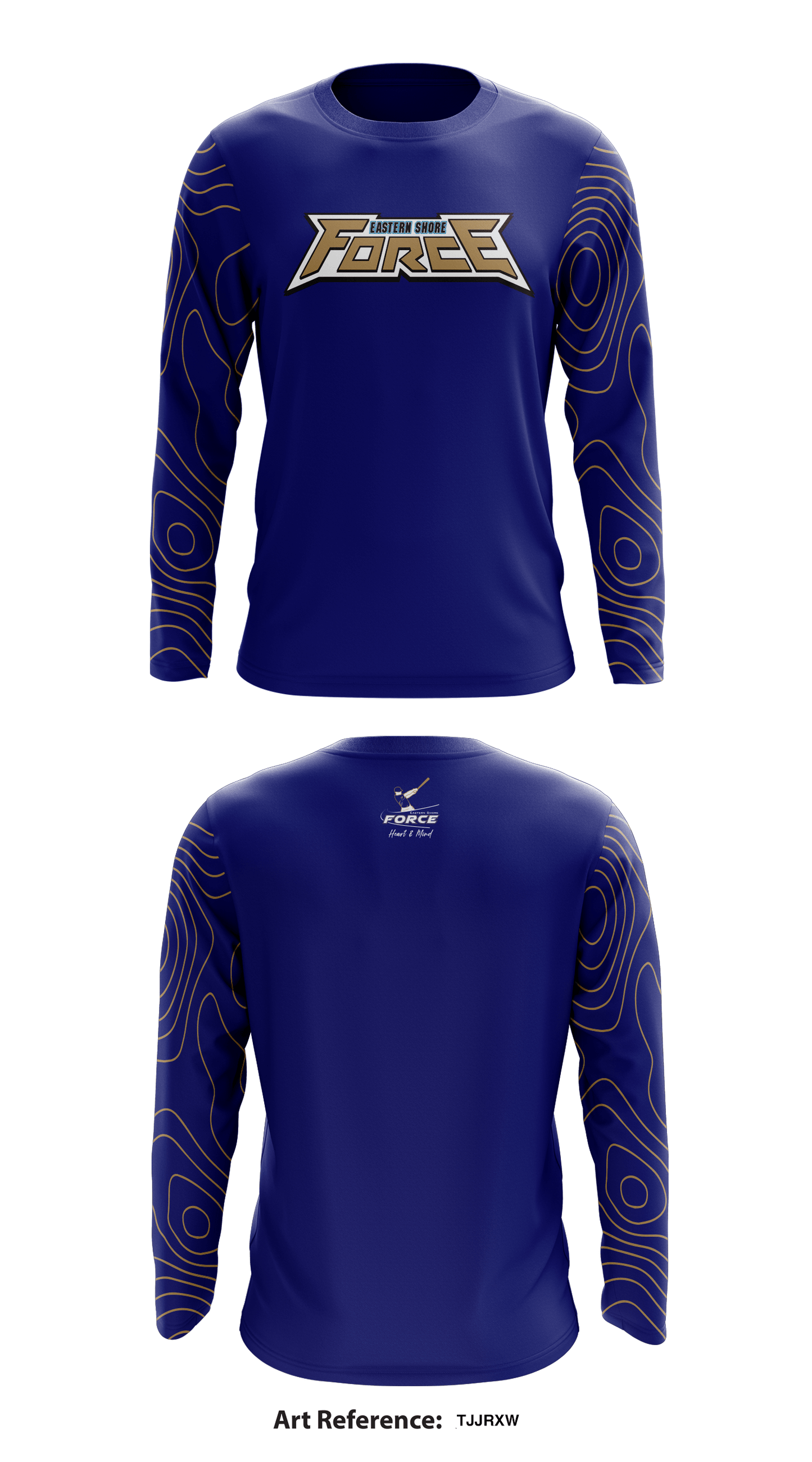 Eastern Shore Force Store 1 Core Men's LS Performance Tee - tJjrxw