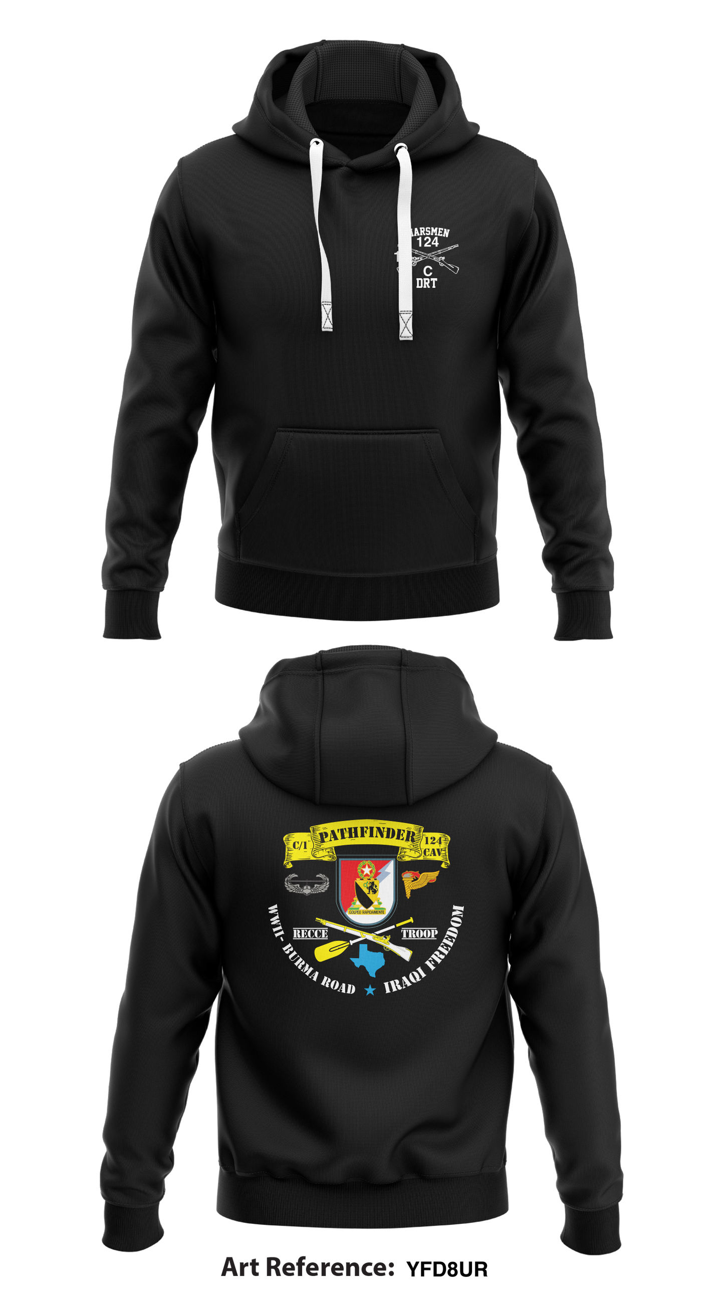 C TRP 1-124 CAV Store 1 Core Men's Hooded Performance Sweatshirt - YFD8UR