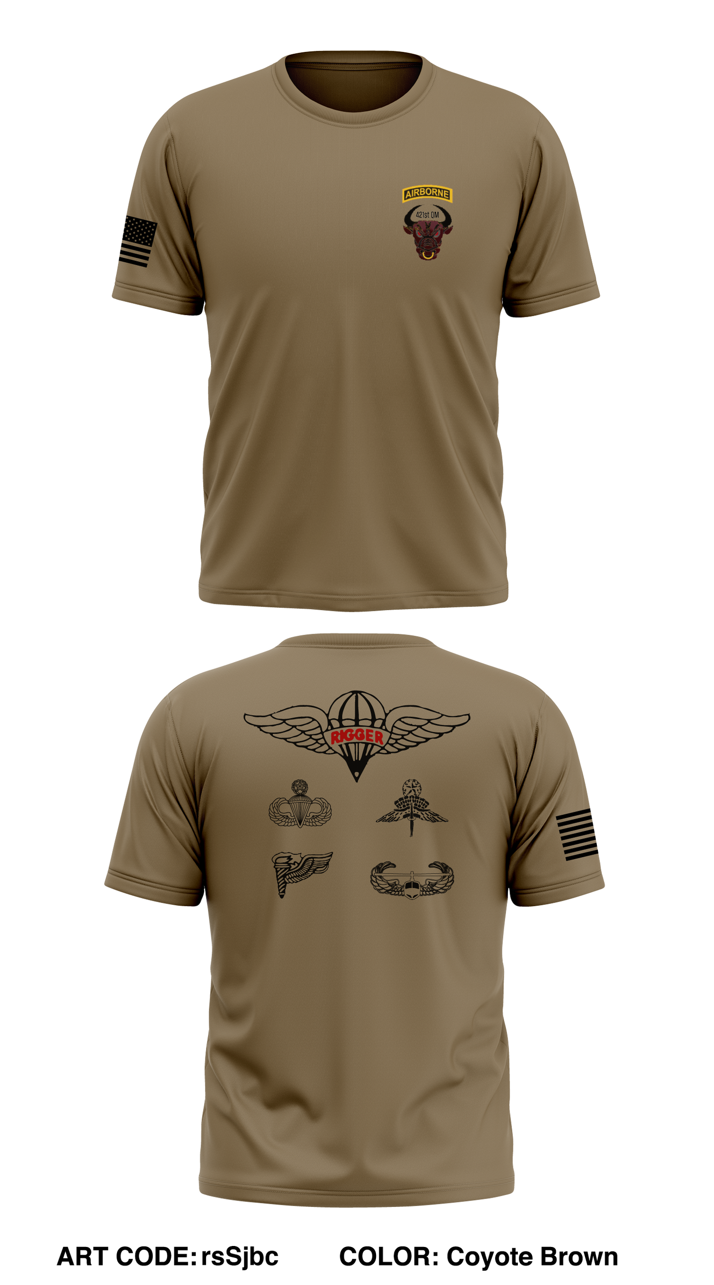 421st QM Co Store 1 Core Men's SS Performance Tee - rsSjbc