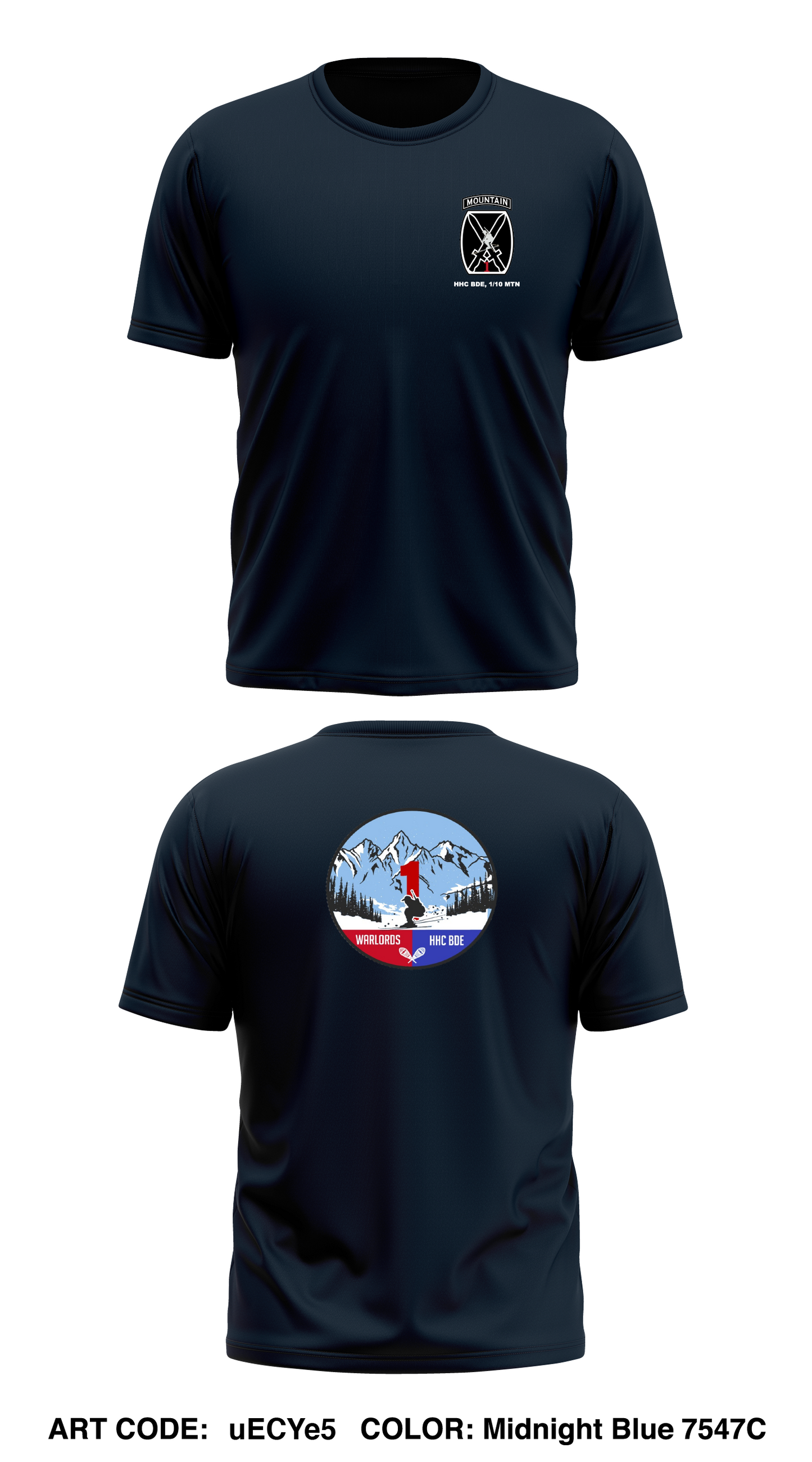 HHC BDE, 1/10 MTN Store 1 Core Men's SS Performance Tee - uECYe5
