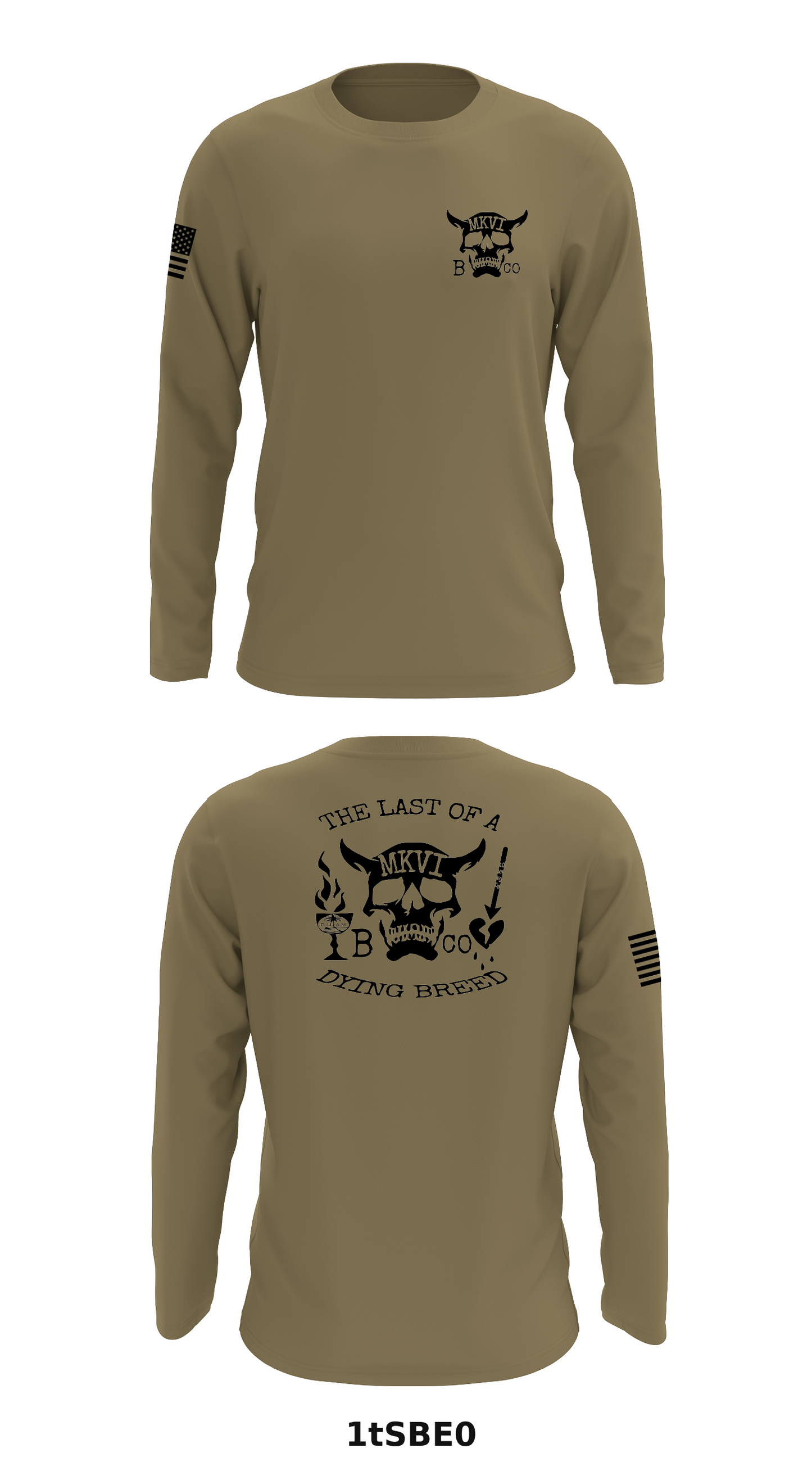 CRS2 bravo company Store 1 Core Men's LS Performance Tee - 1tSBE0