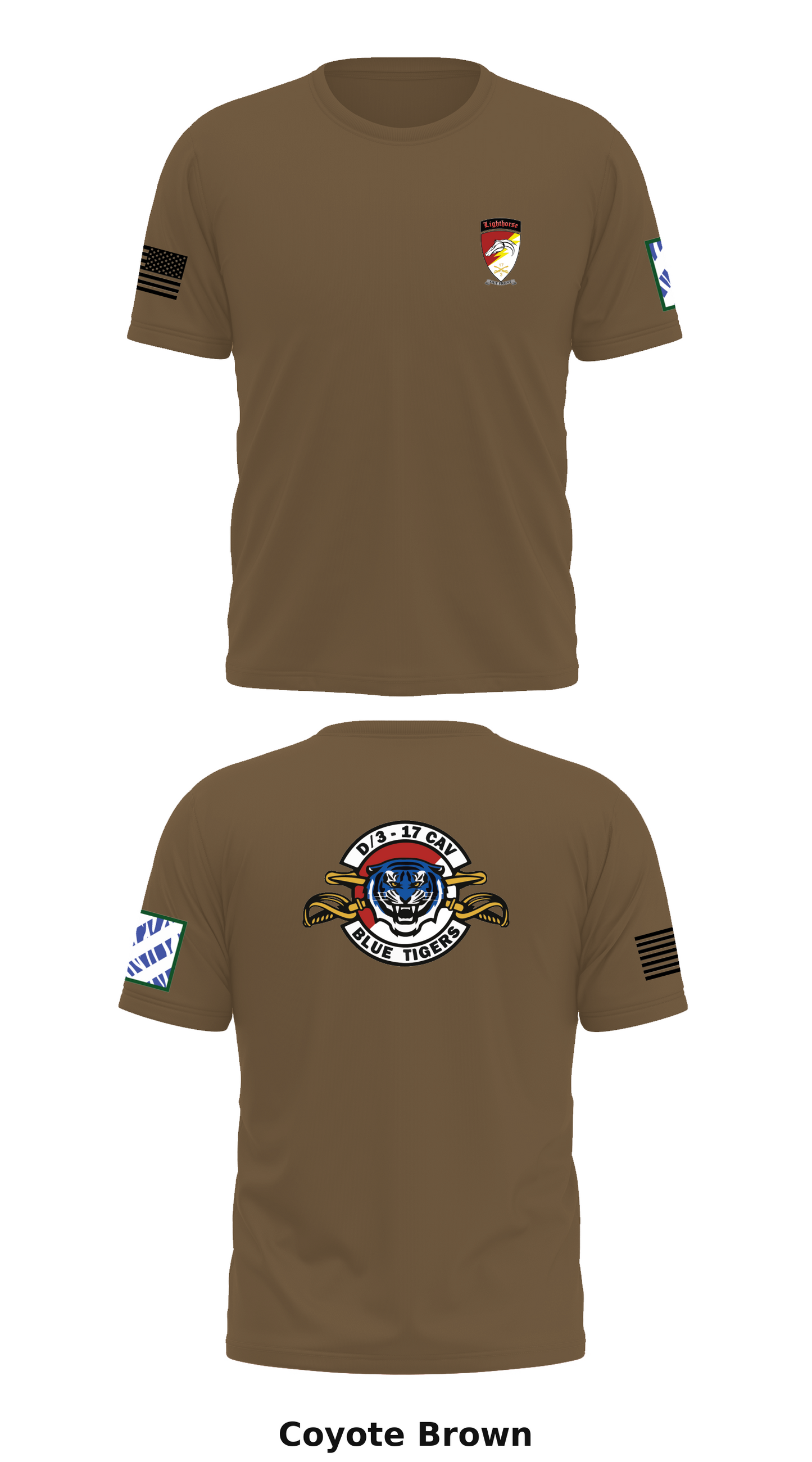 D Troop 3-17 CAV Store 1 Core Men's SS Performance Tee - 57880060303