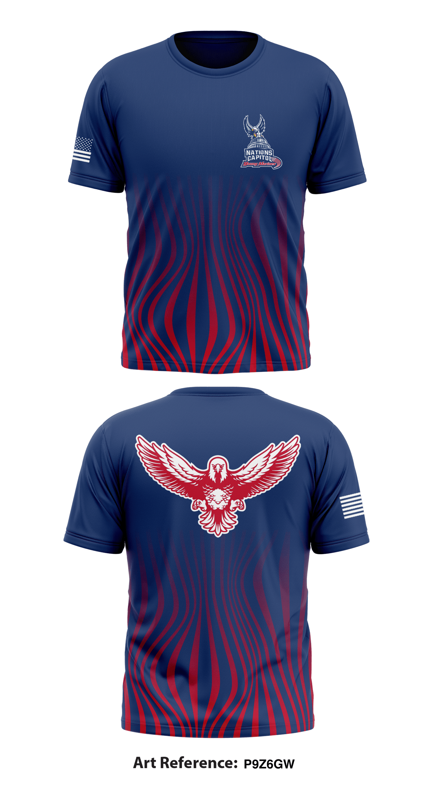 Nations Capitol Young MarinesNations Capitol Young Marines Store 1 Core Men's SS Performance Tee - P9Z6gw