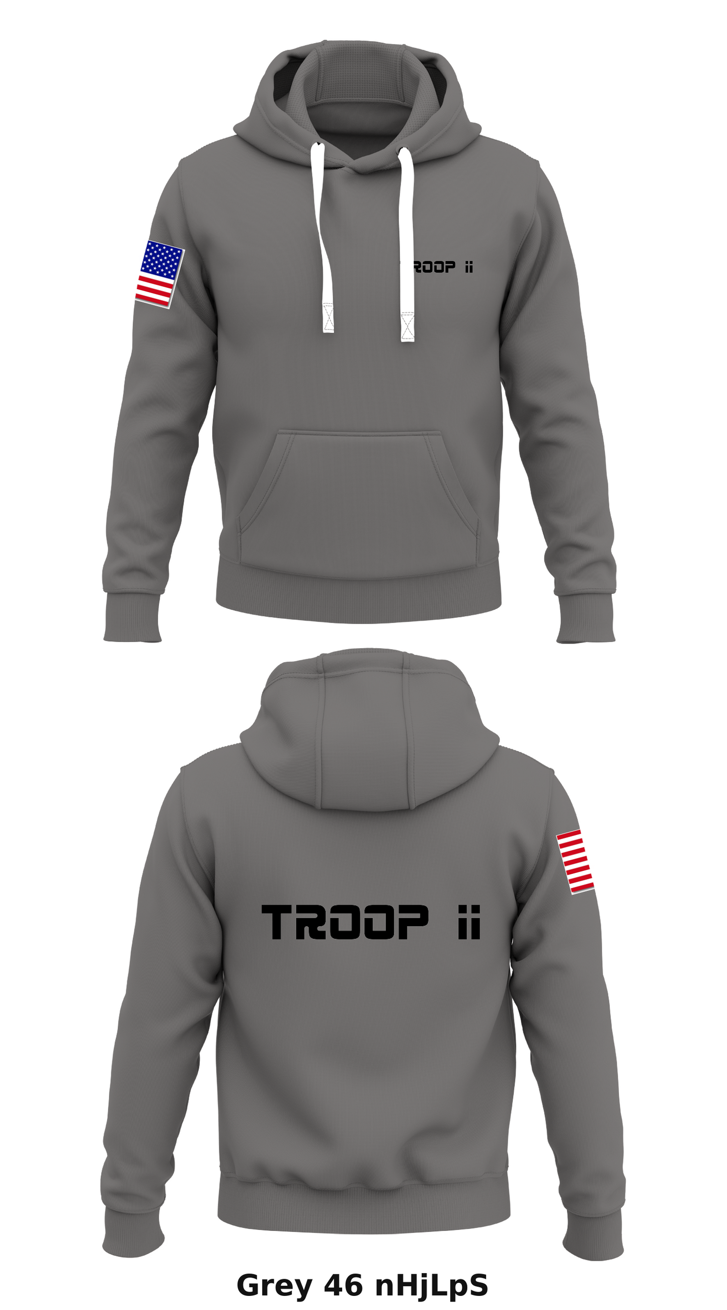 Troop II Store 1 Core Men's Hooded Performance Sweatshirt - nHjLpS
