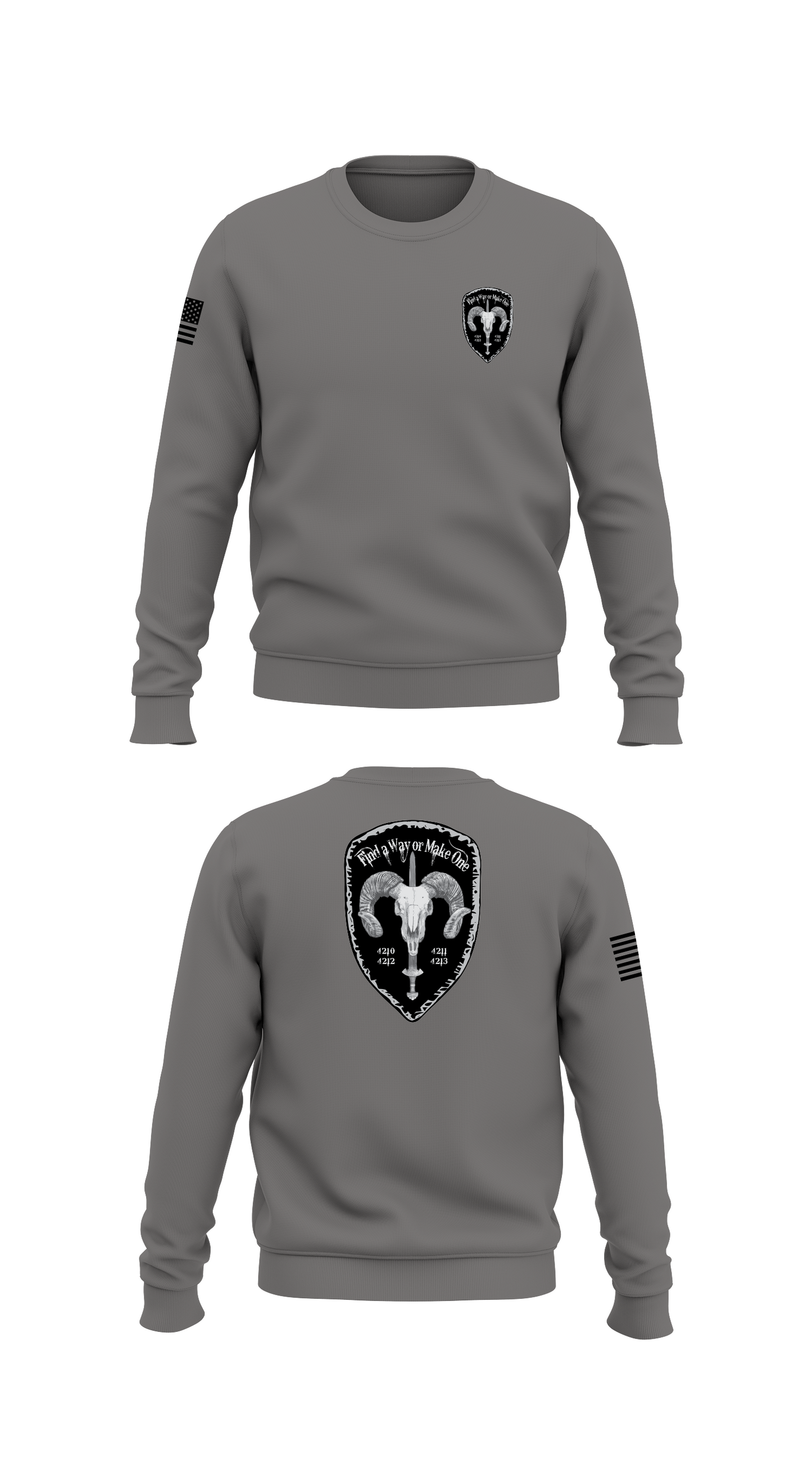 US Army2 Core Men's Crewneck Performance Sweatshirt - 87888483989