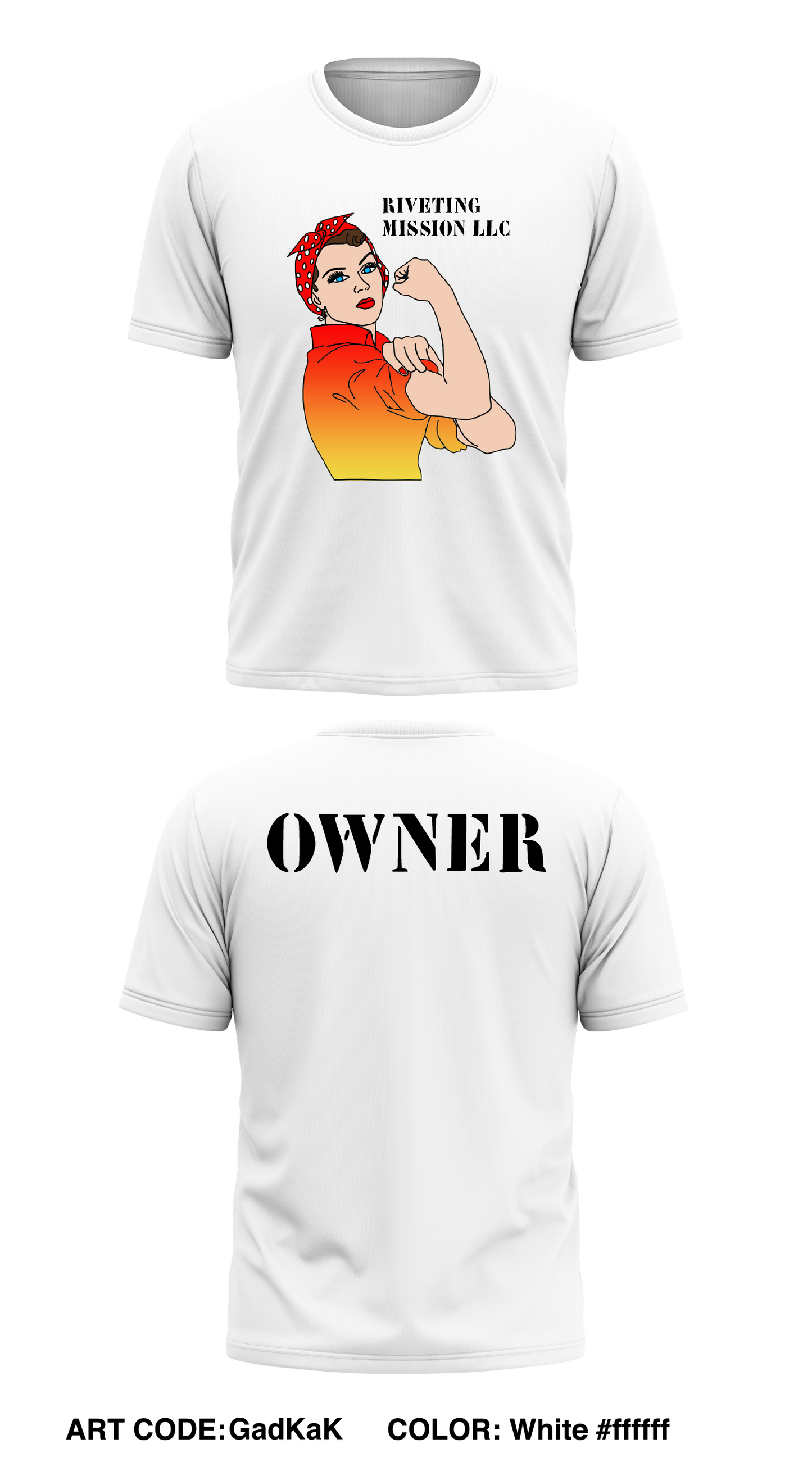 Riveting Mission LLC Store 1 Core Men's SS Performance Tee - GadKaK