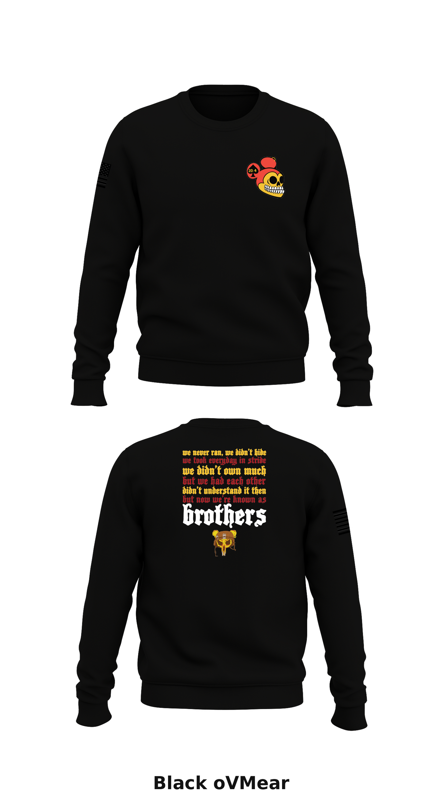 Combat Rats Store 1 Core Men's Crewneck Performance Sweatshirt - oVMear