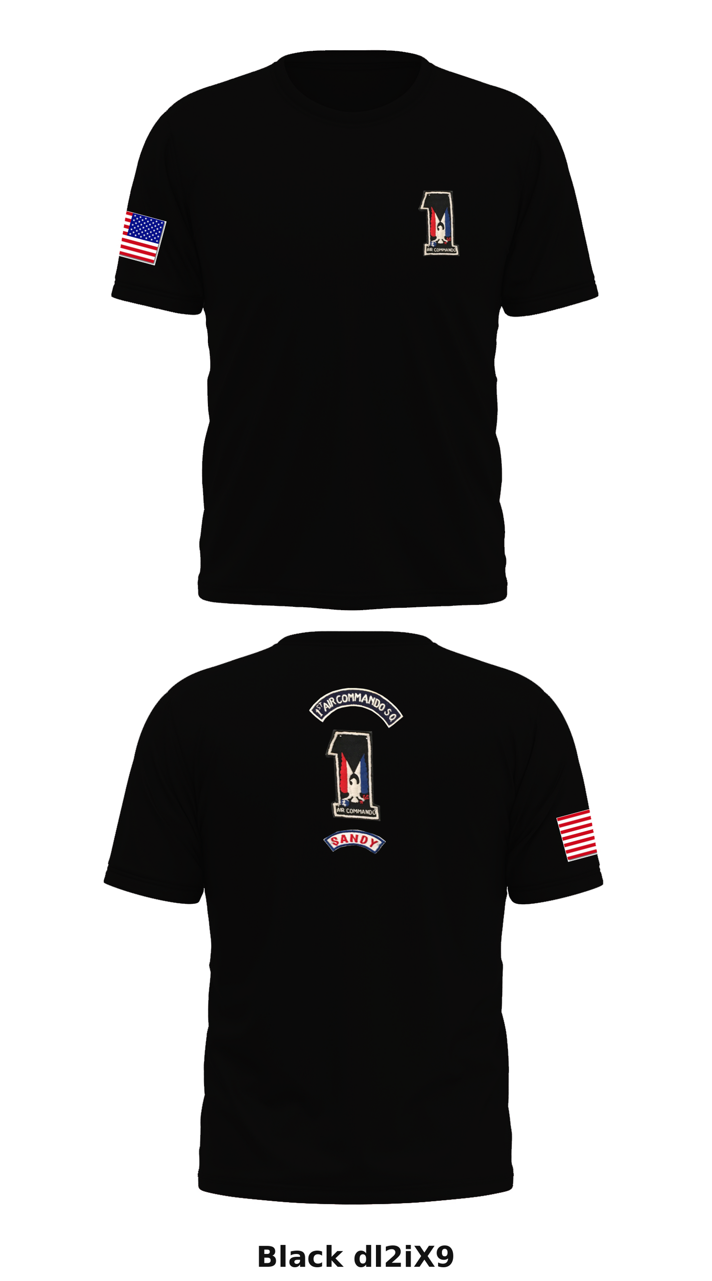 1st Air Commando SQ Store 1 Core Men's SS Performance Tee - dl2iX9