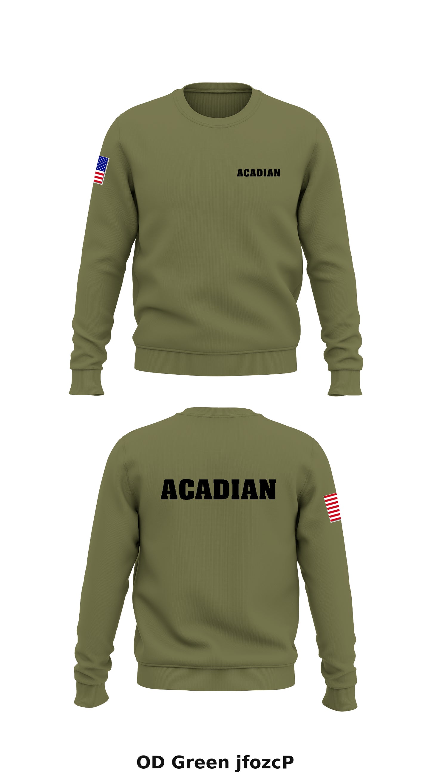 Acadian Store 1 Core Men's Crewneck Performance Sweatshirt - jfozcP