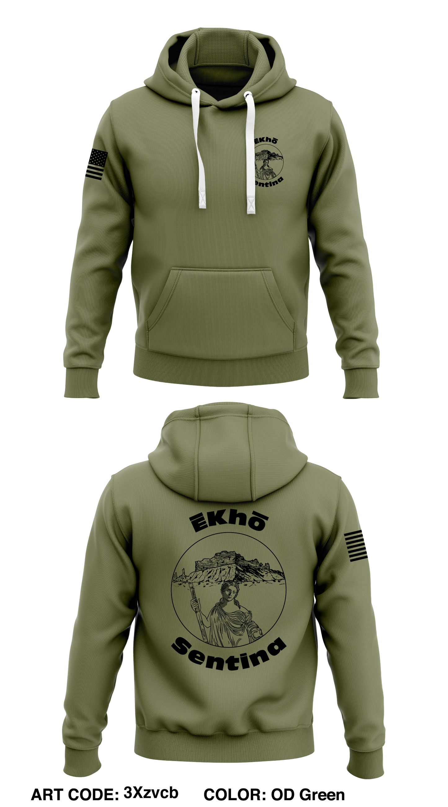 75th Sentinels Store 1 Core Men's Hooded Performance Sweatshirt - 3Xzvcb