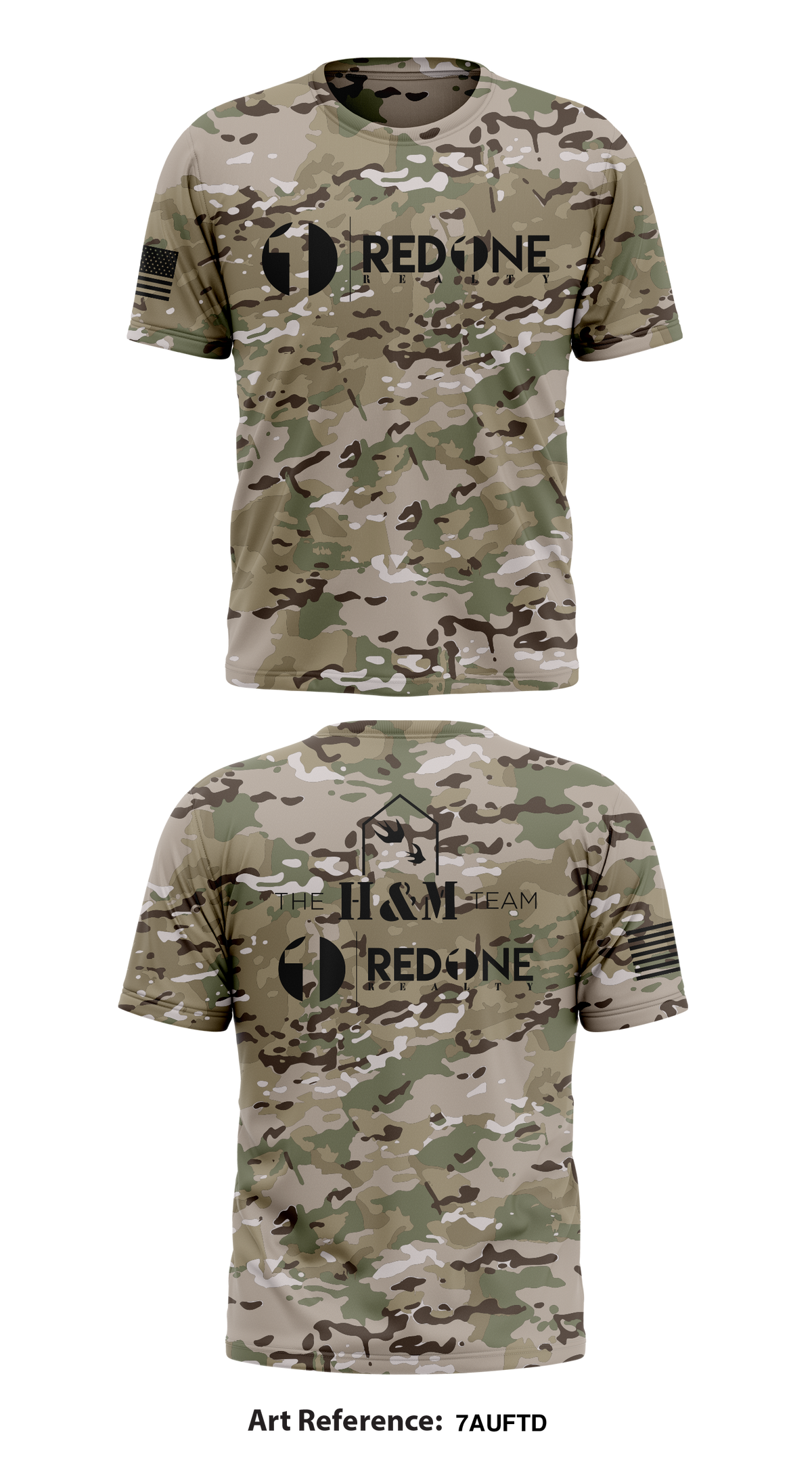 The H&M Team at Red 1 Realty Store 1 Core Men's SS Performance Tee - 7AuFtd