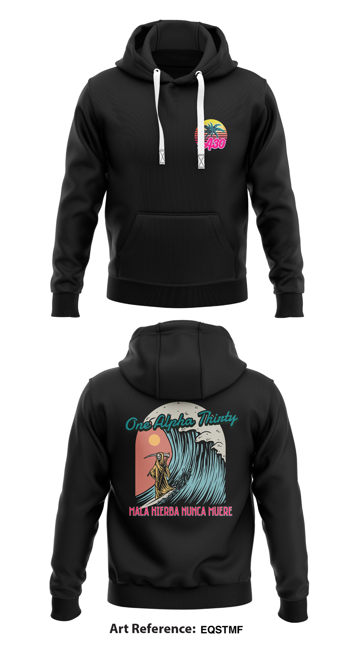 1A3 Store 1 Core Men's Hooded Performance Sweatshirt - eqsTMF