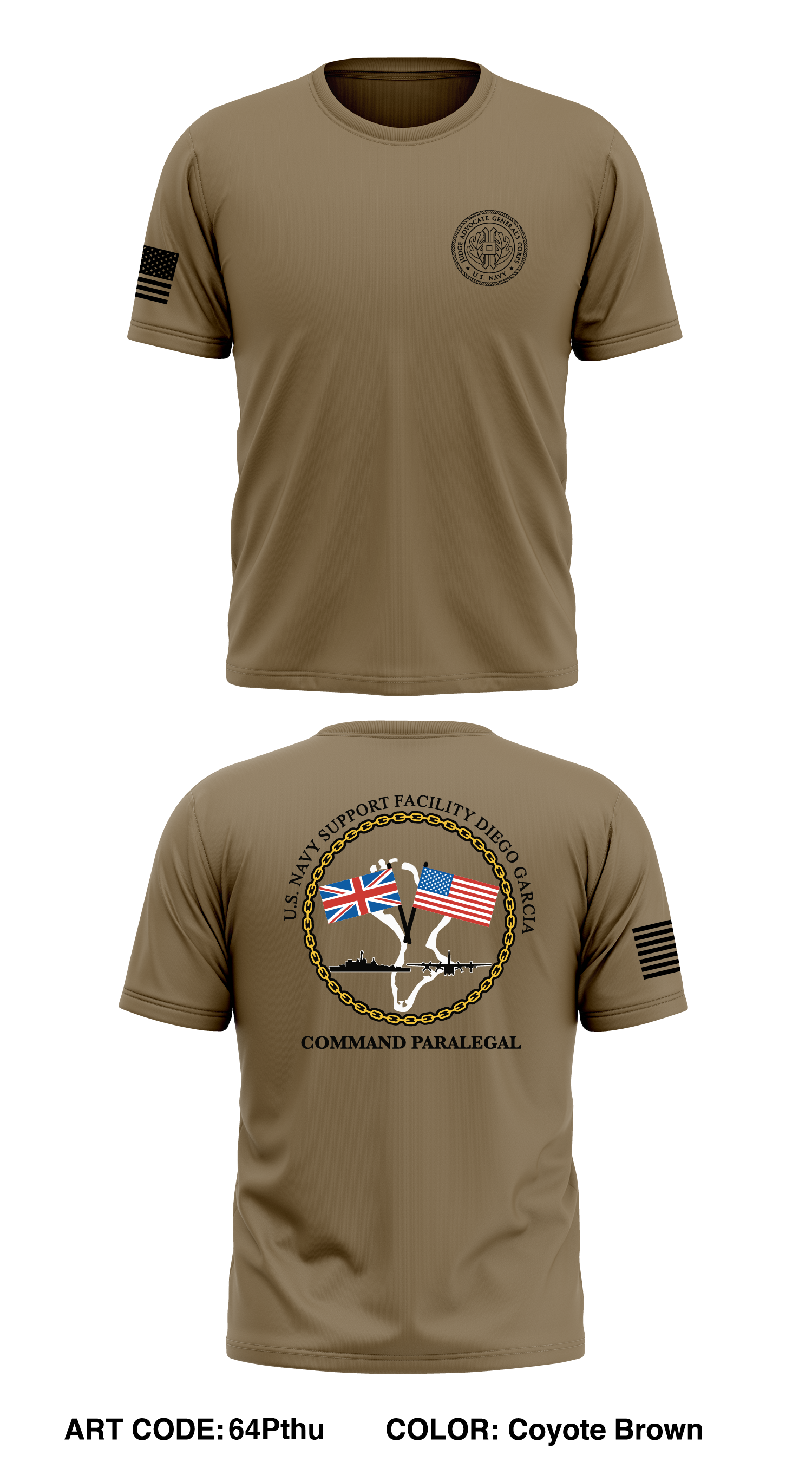 Diego Garcia 1 64Pthu – SS - Legal Tee Performance Store Men\'s Emblem Athletic Core
