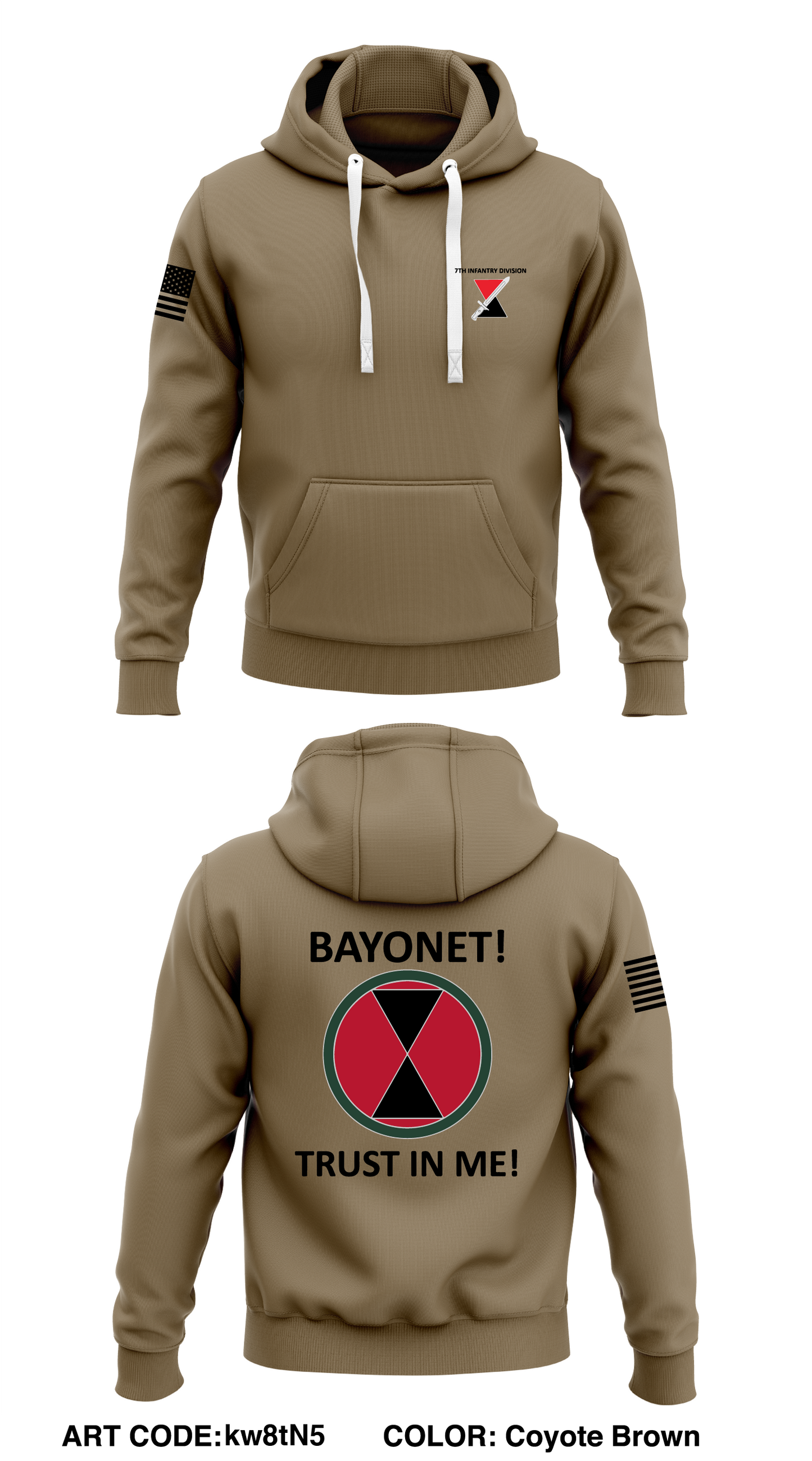 7ID Legacy Design Store 1 Core Men's Hooded Performance Sweatshirt - kw8tN5