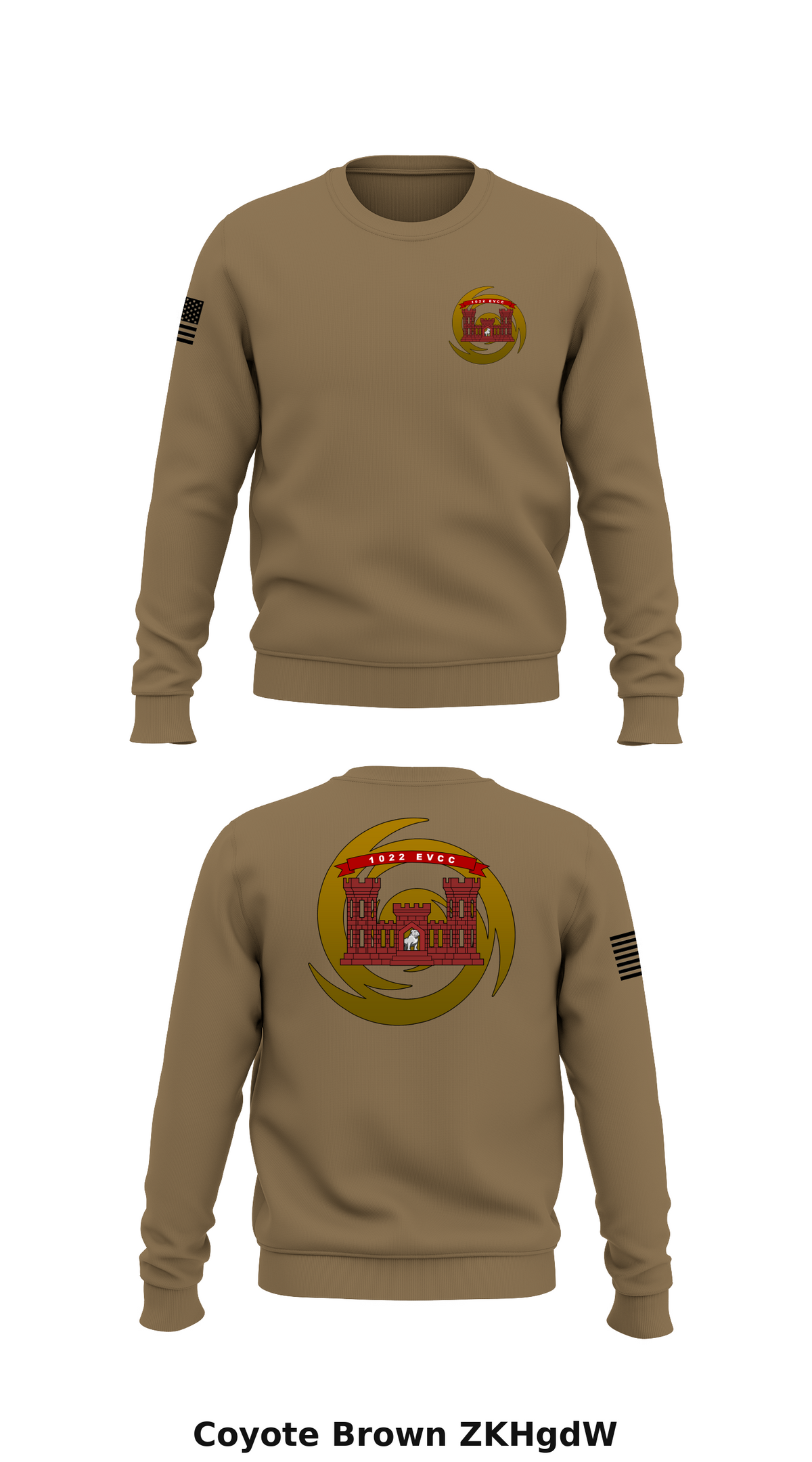 1022 EVCC Store 1 Core Men's Crewneck Performance Sweatshirt - ZKHgdW
