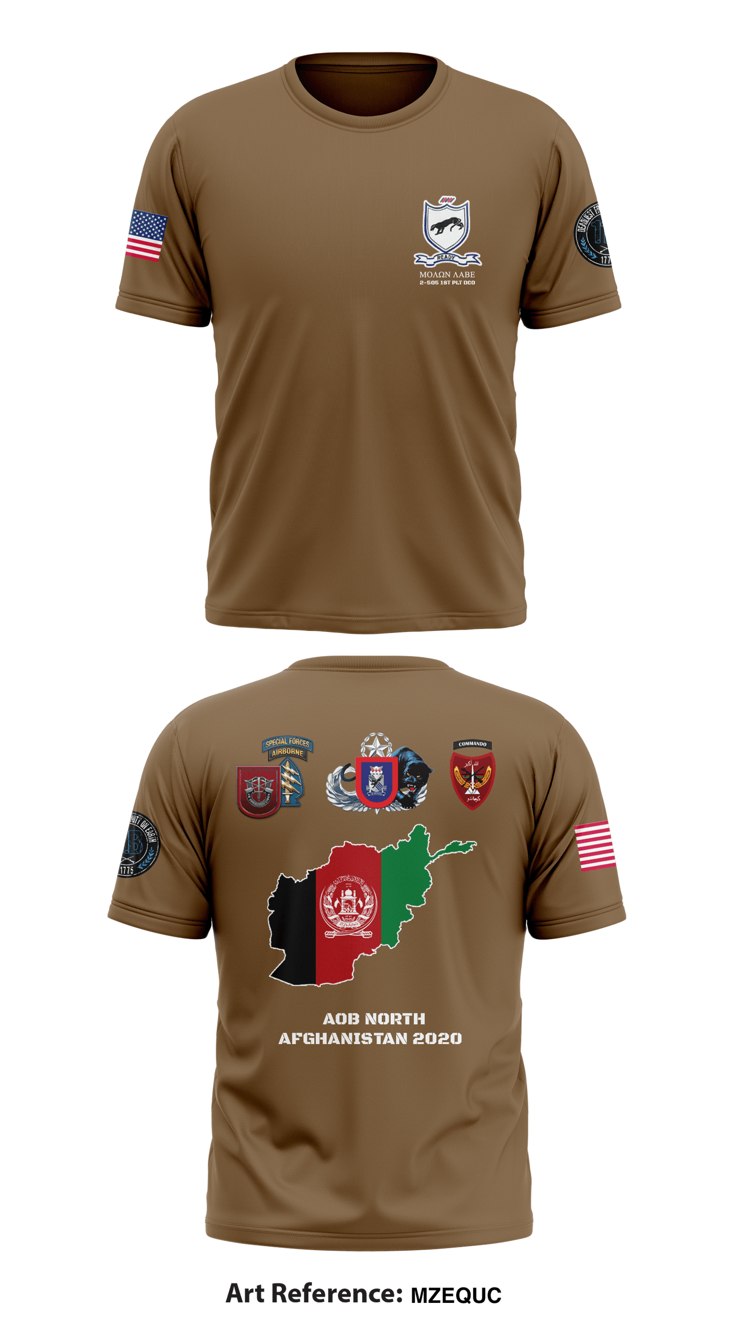 1ST PLT Delta Company 2-505 Core Men's SS Performance Tee - xffkqC