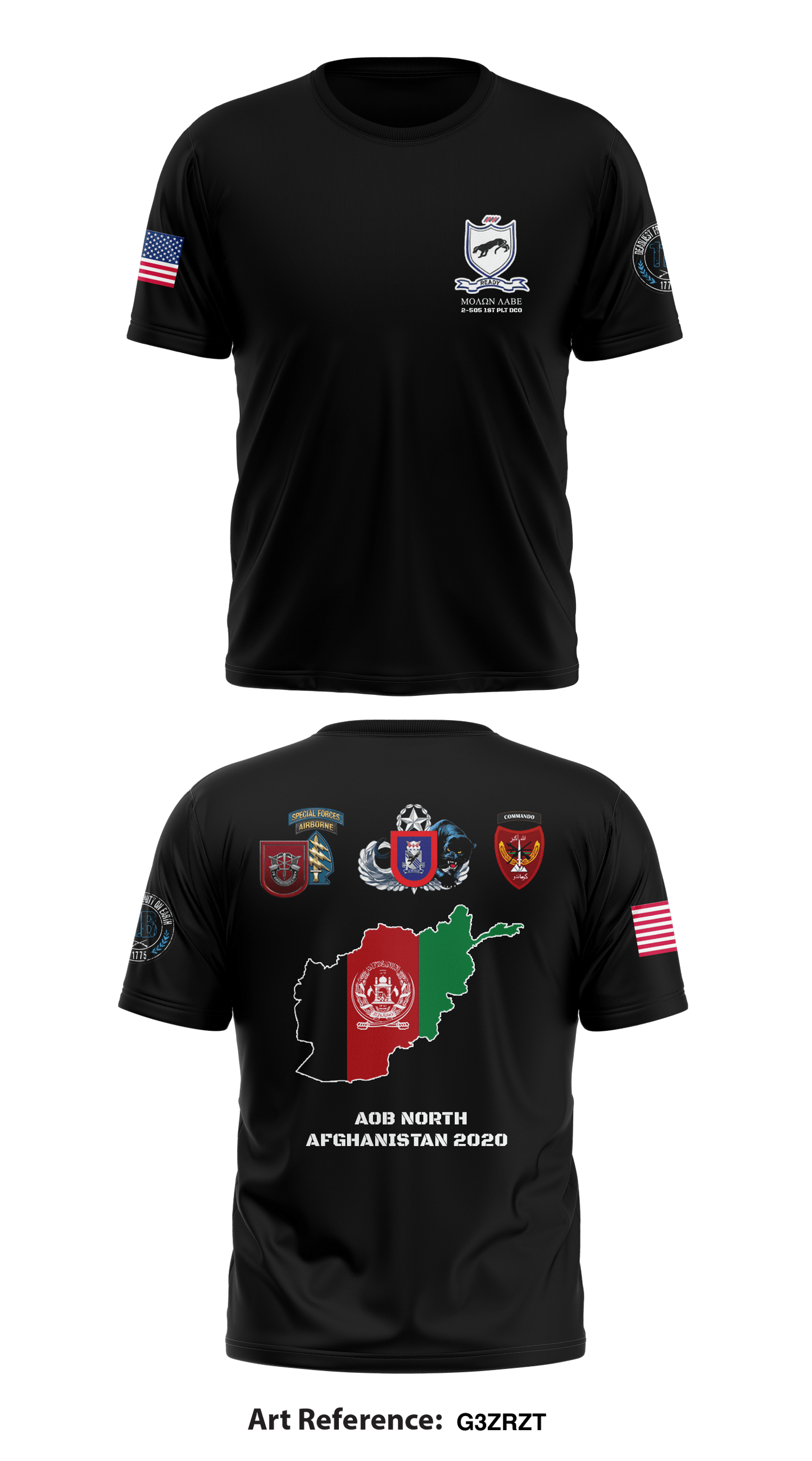 1ST PLT Delta Company 2-505 Core Men's SS Performance Tee - G3ZRZT