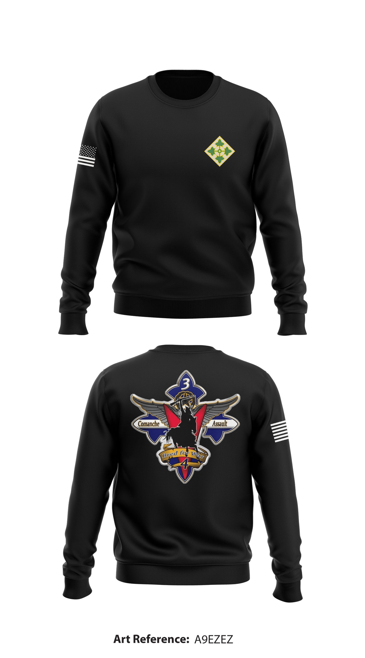 3-4 AHB, 4 CAB Store 1 Core Men's Crewneck Performance Sweatshirt - a9eZeZ