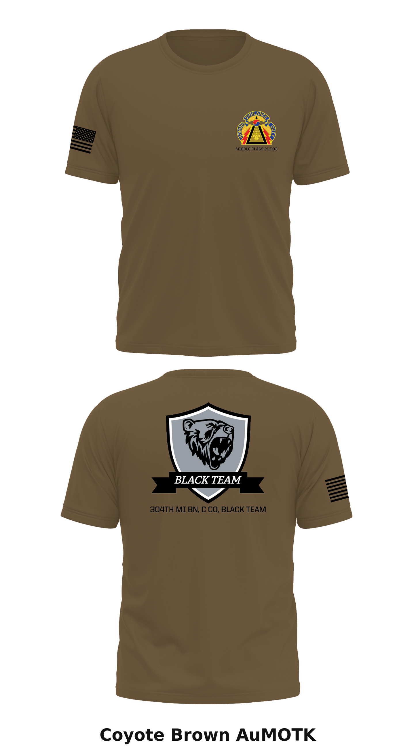 Class 21-003 MI BOLC Store 1 Core Men's SS Performance Tee - AuMOTK