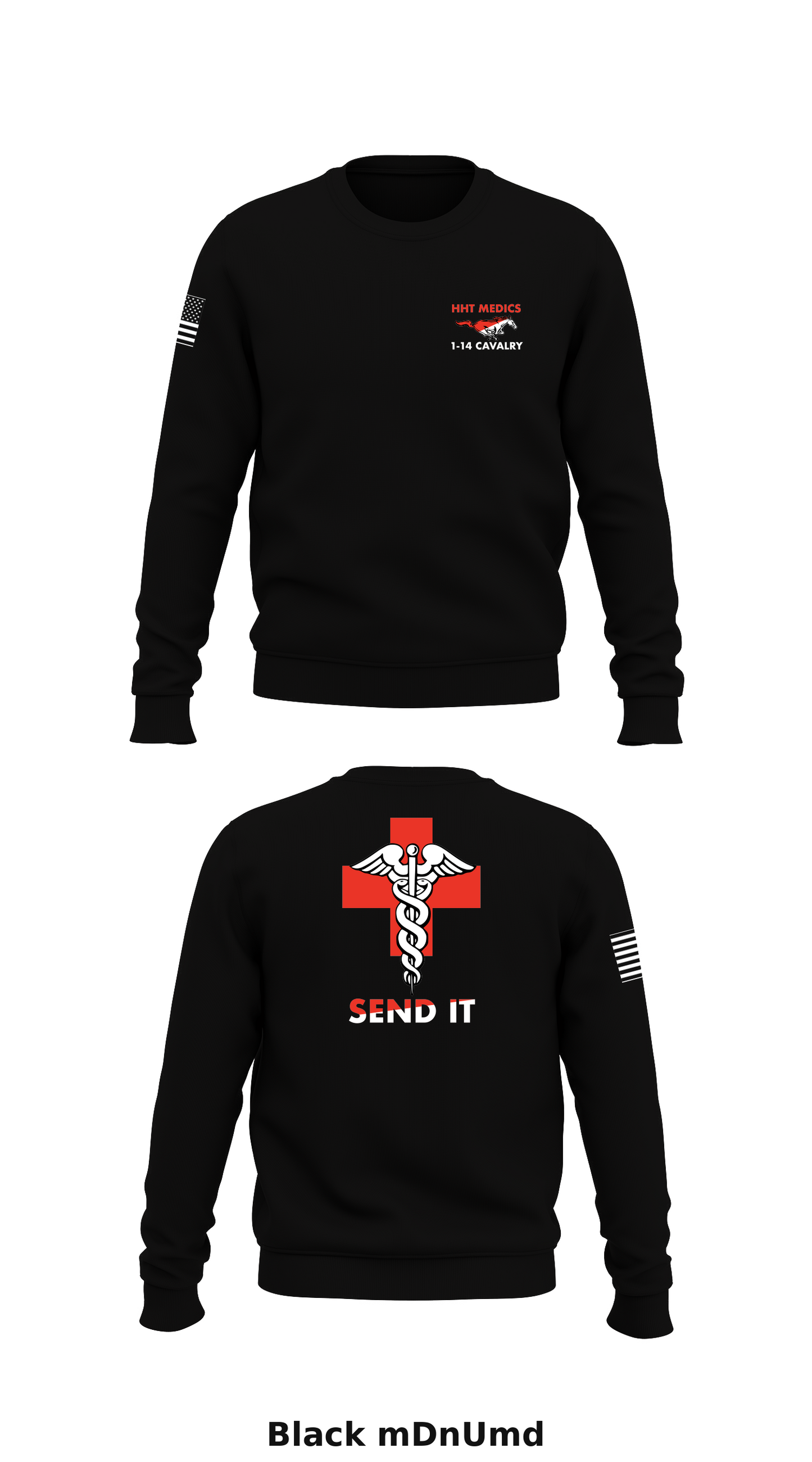 HHT Medics 1-14 Cavalry Store 1 Core Men's Crewneck Performance Sweatshirt - mDnUmd