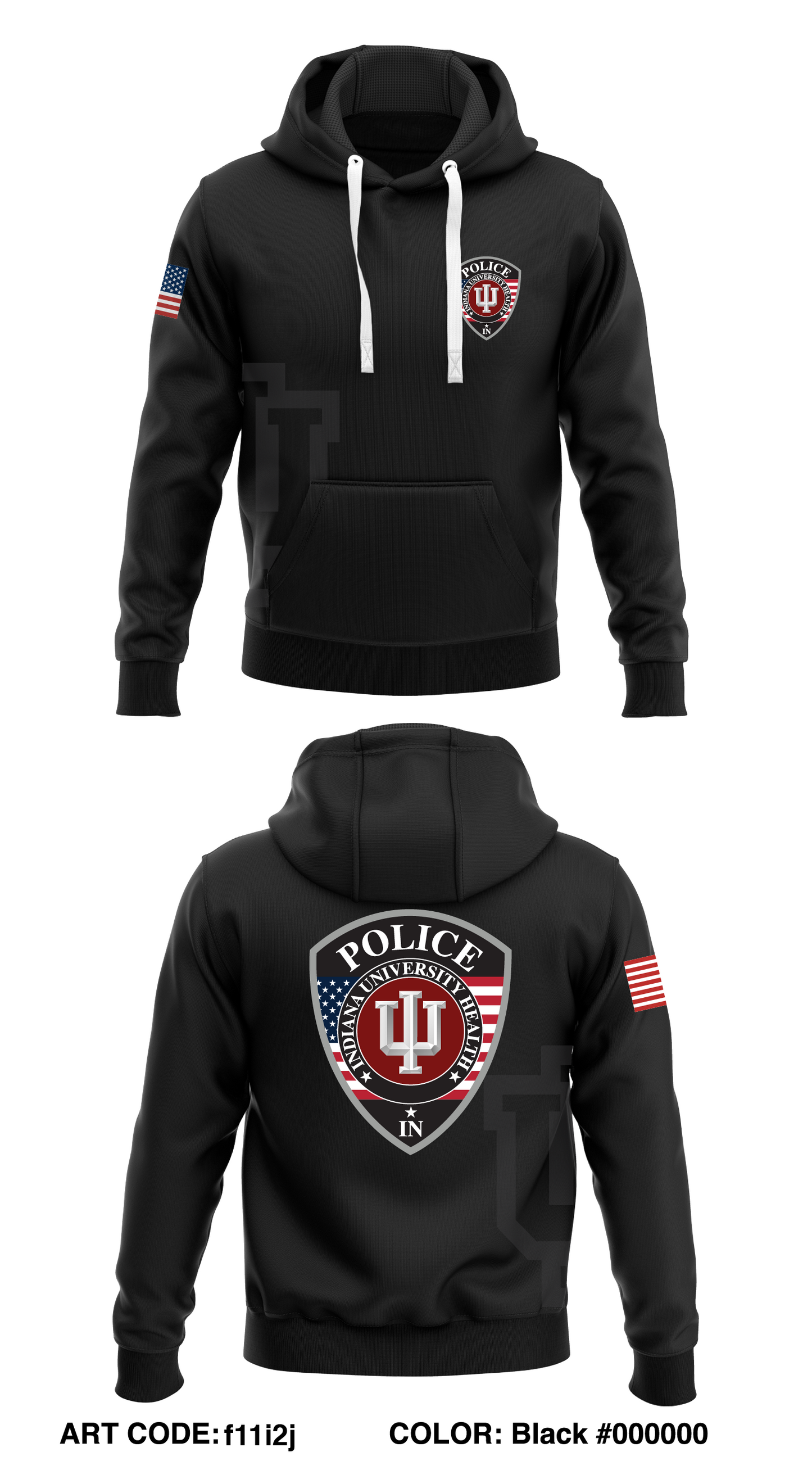 AHC PD Store 1 Core Men's Hooded Performance Sweatshirt - f11i2j