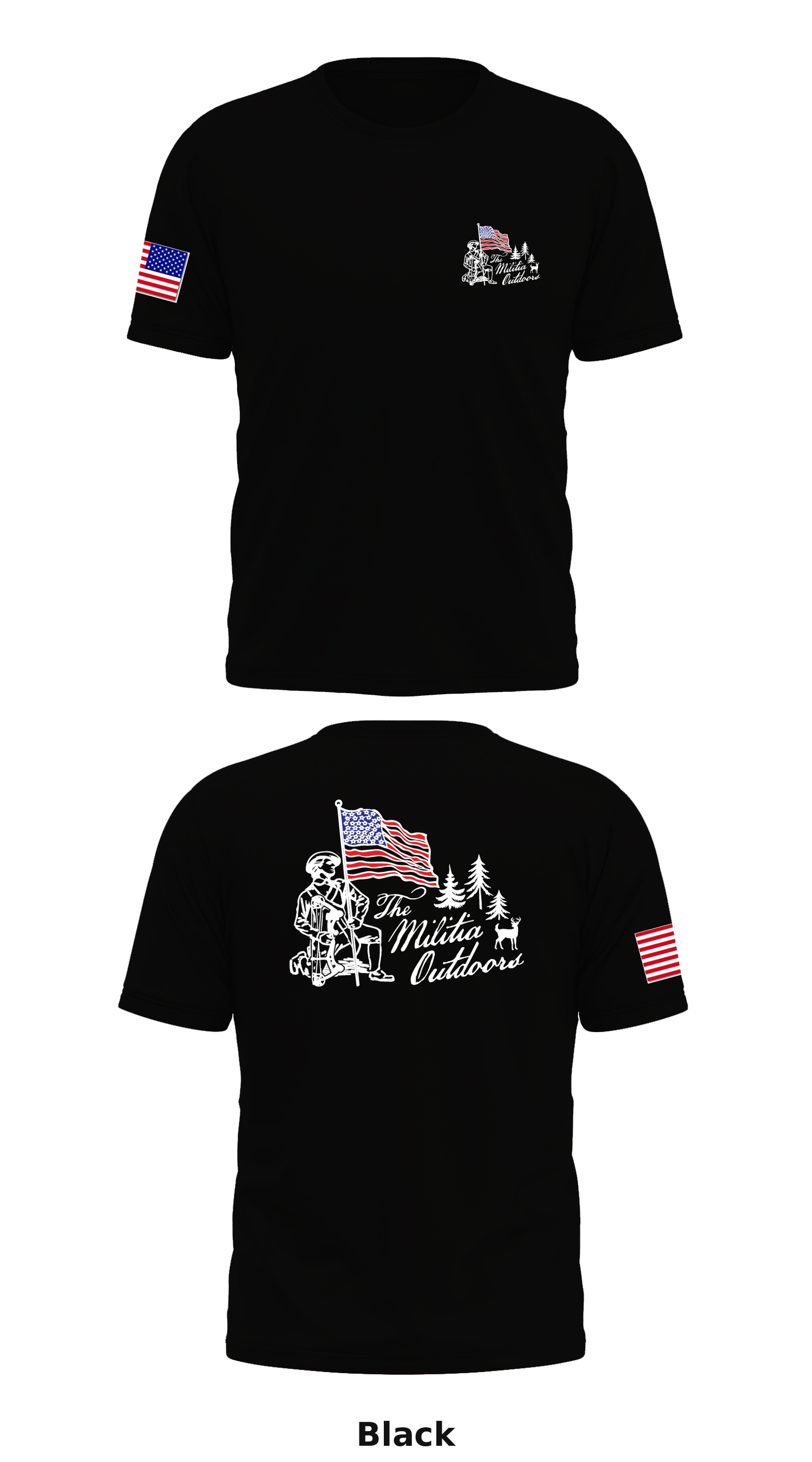 The Militia Outdoors Store 1 Core Men's SS Performance Tee - 85432656829