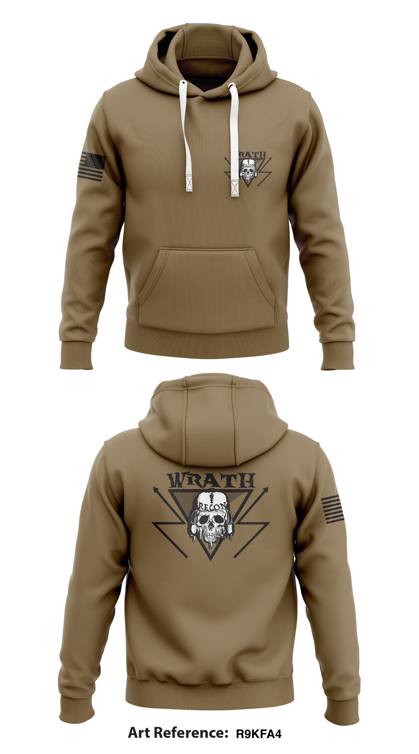 B TRP 3-61 CAV Store 1 Core Men's Hooded Performance Sweatshirt - R9KFA4