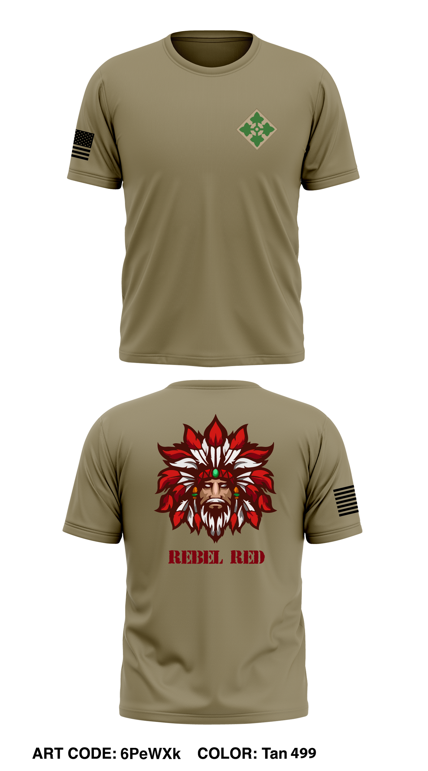 4 10 cav Store 1 Core Men's SS Performance Tee - 6PeWXk