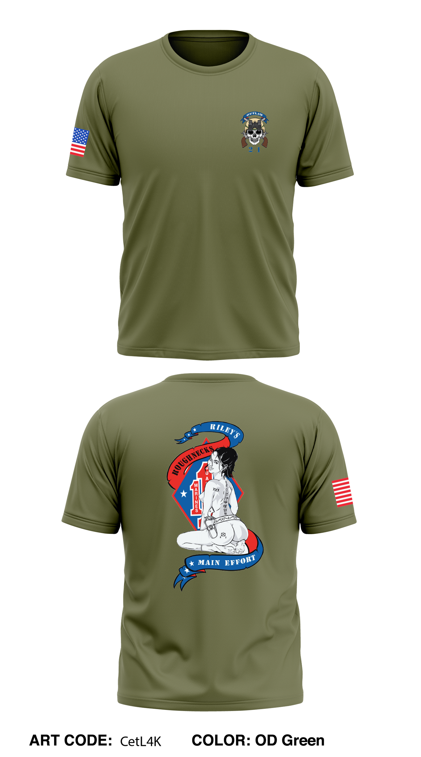 3rd Bn 1st Mar 2nd Plt 1st Sqd Store 1 Core Men's SS Performance Tee - CetL4K