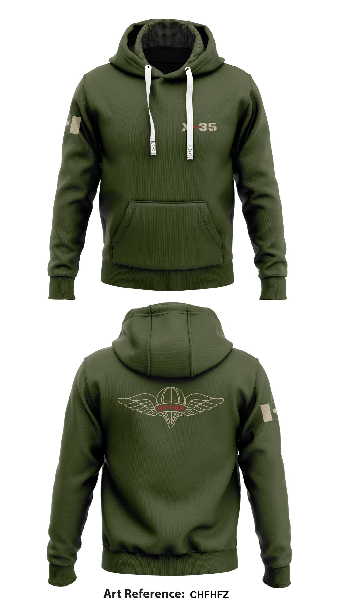 X-35 Store 1 Core Men's Hooded Performance Sweatshirt - CHFHFZ