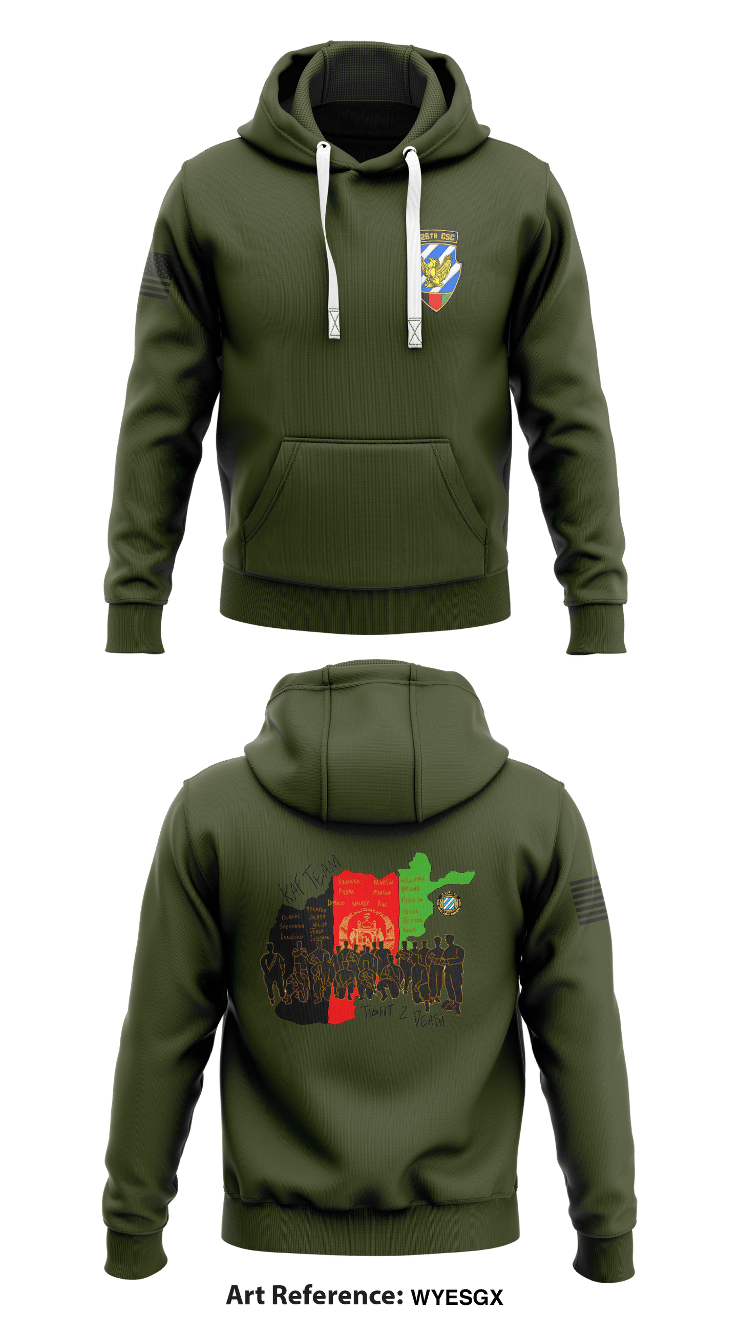 226th CSC Store 1 Core Men's Hooded Performance Sweatshirt - wyesgx