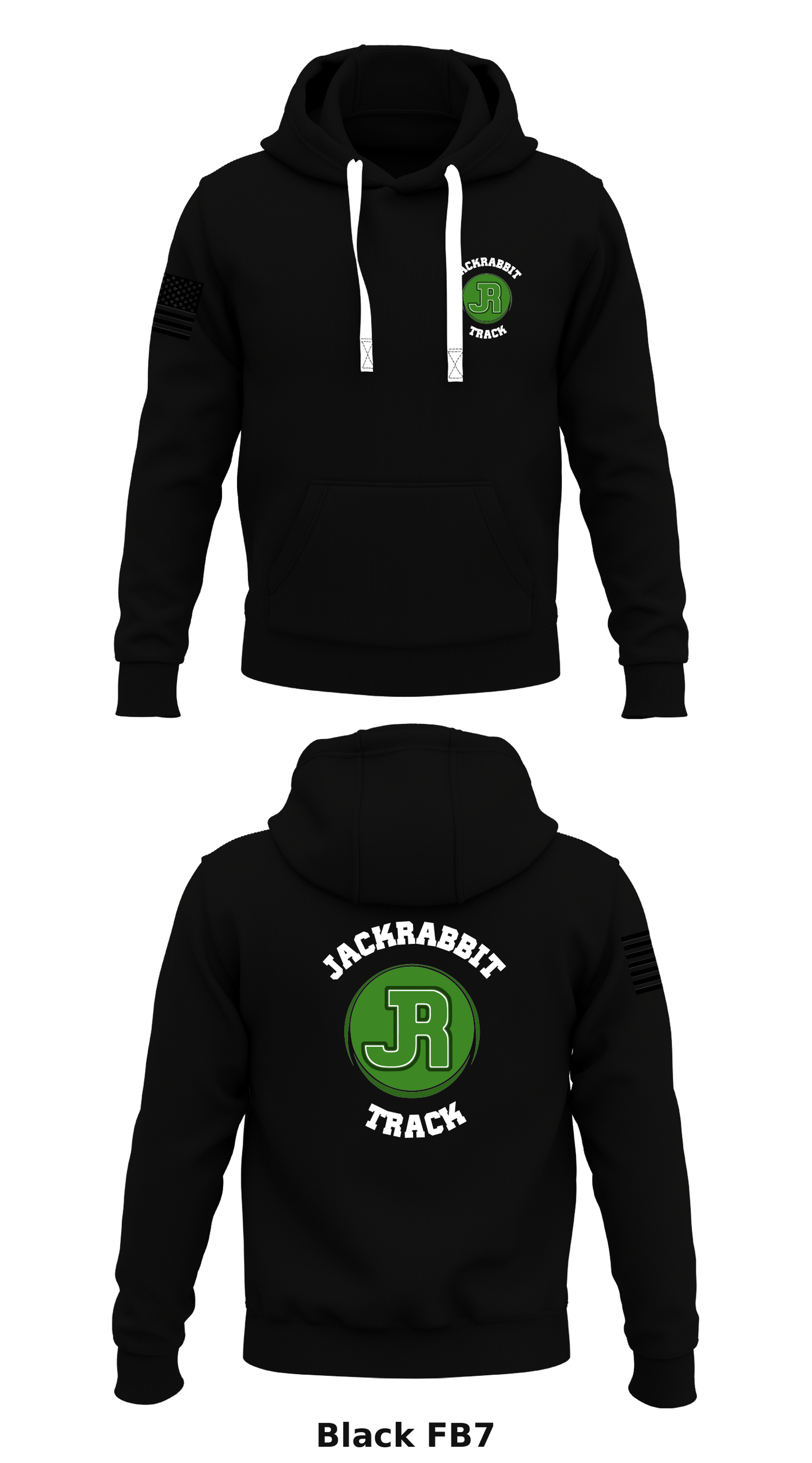 Jackrabbit Track Store 1 Core Men's Hooded Performance Sweatshirt - FB7