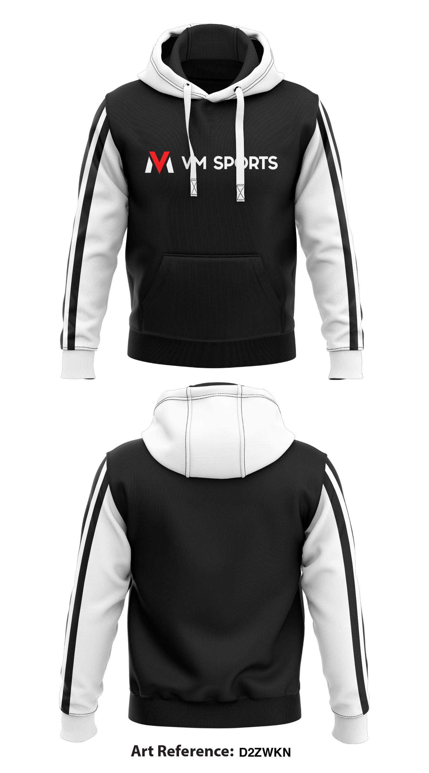 VM Sports Store 1 Core Men's Hooded Performance Sweatshirt - D2ZwkN