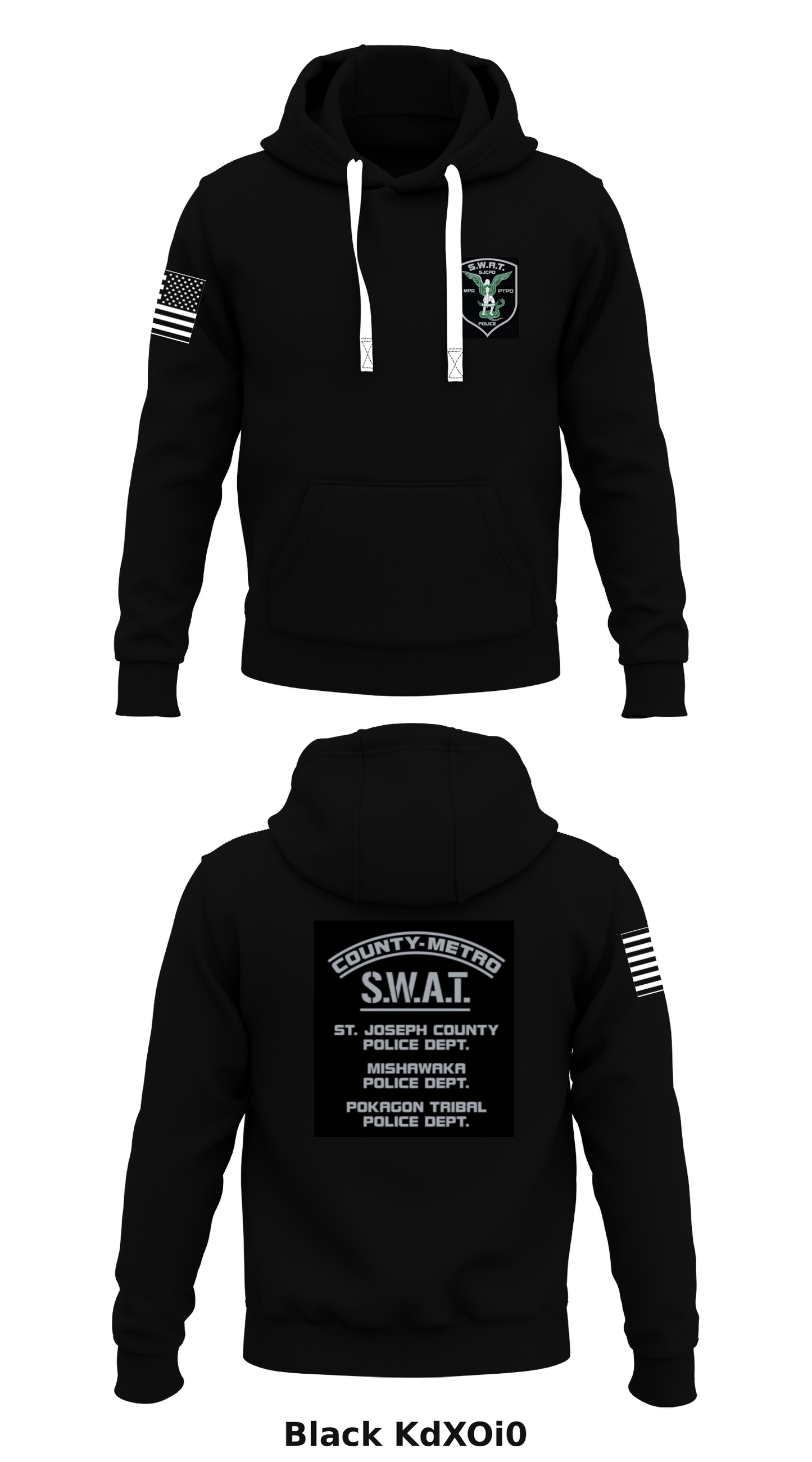 Metro Swat Store 1 Core Men's Hooded Performance Sweatshirt - KdXOi0