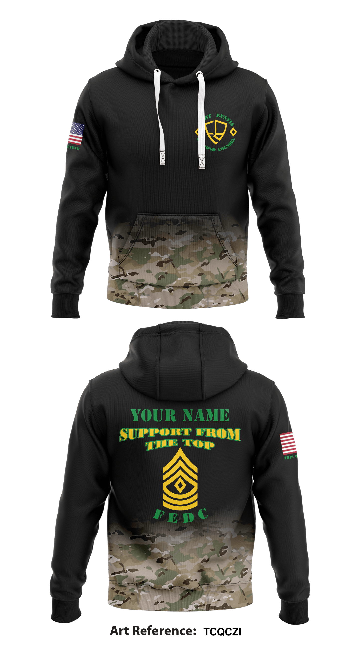 FEDC Store 1 Core Men's Hooded Performance Sweatshirt - TCqCZI
