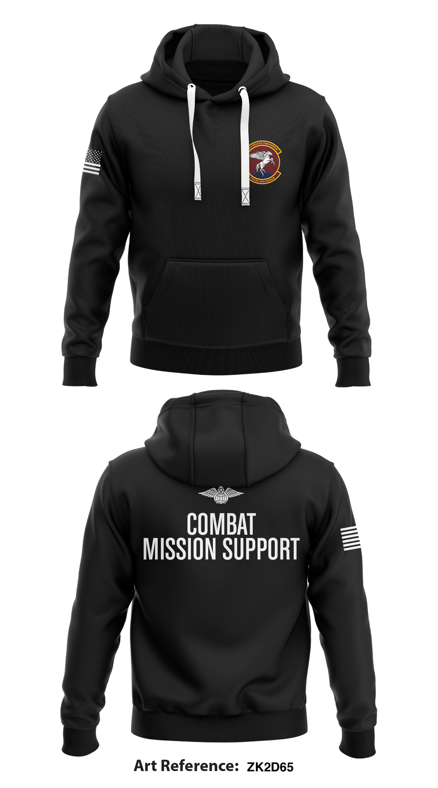Combat Mission Support Store 1 Core Men's Hooded Performance Sweatshirt - Zk2D65