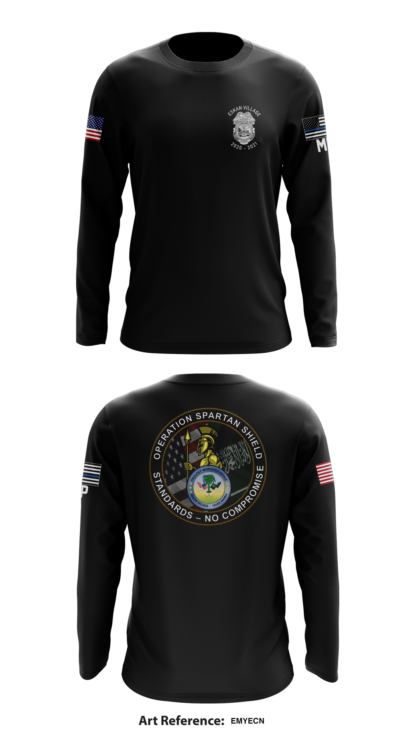 354th PMO Core Men's LS Performance Tee - EMyECn