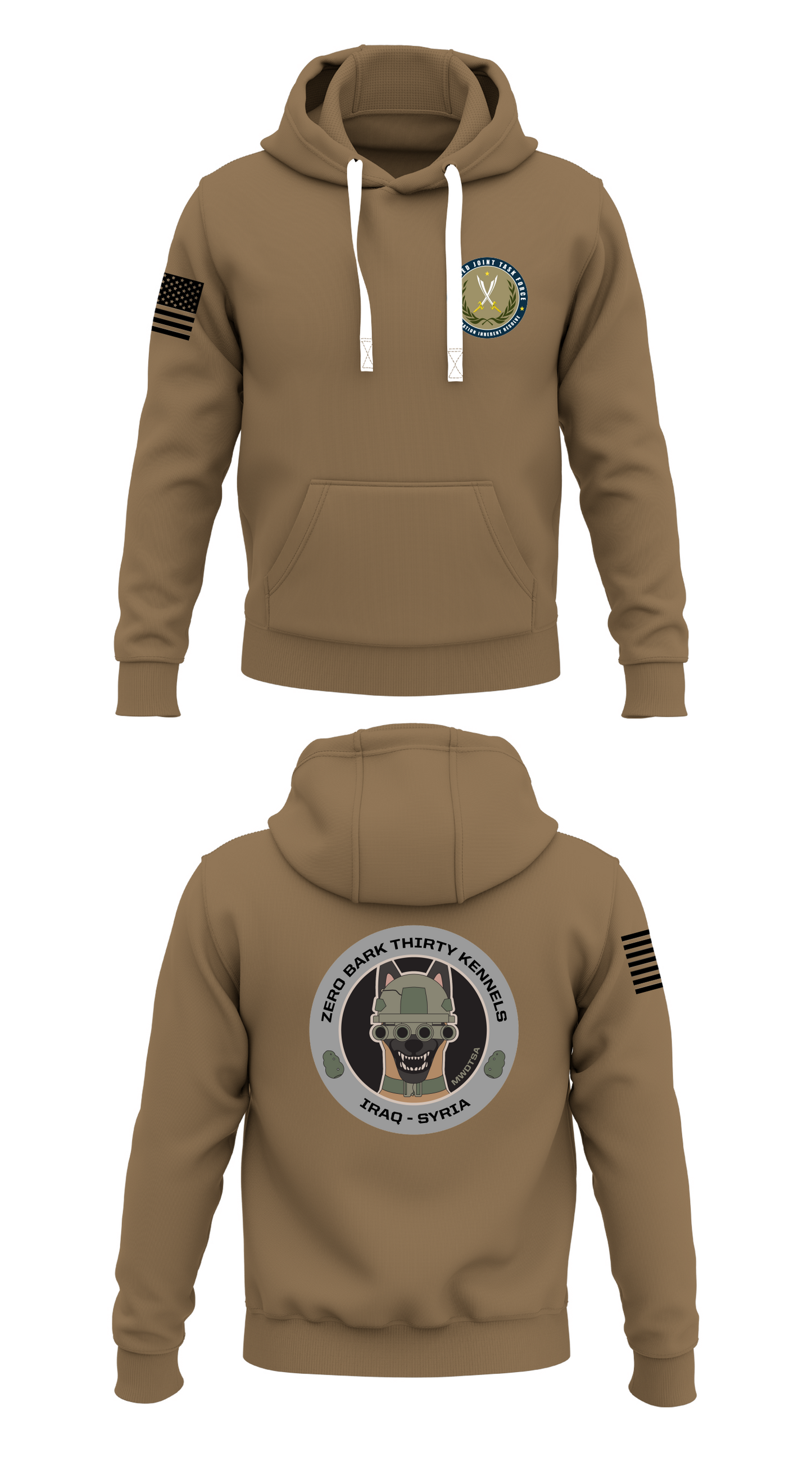CJTF - K9 Store 1 Core Men's Hooded Performance Sweatshirt - 89624456929