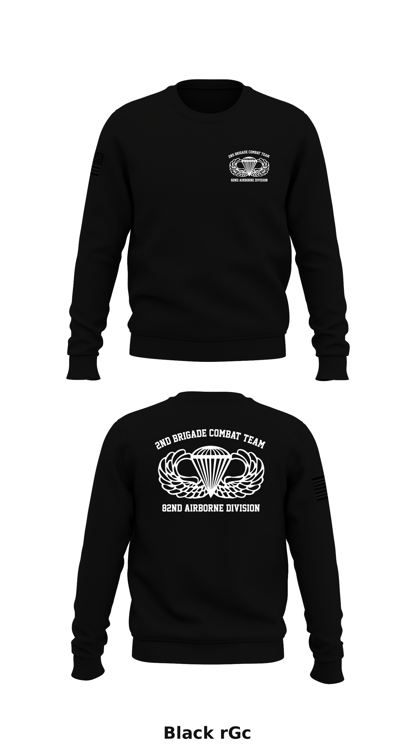 2nd Brigade Combat Team, 82nd Airborne Division Store 1 Core Men's Crewneck Performance Sweatshirt - rGc