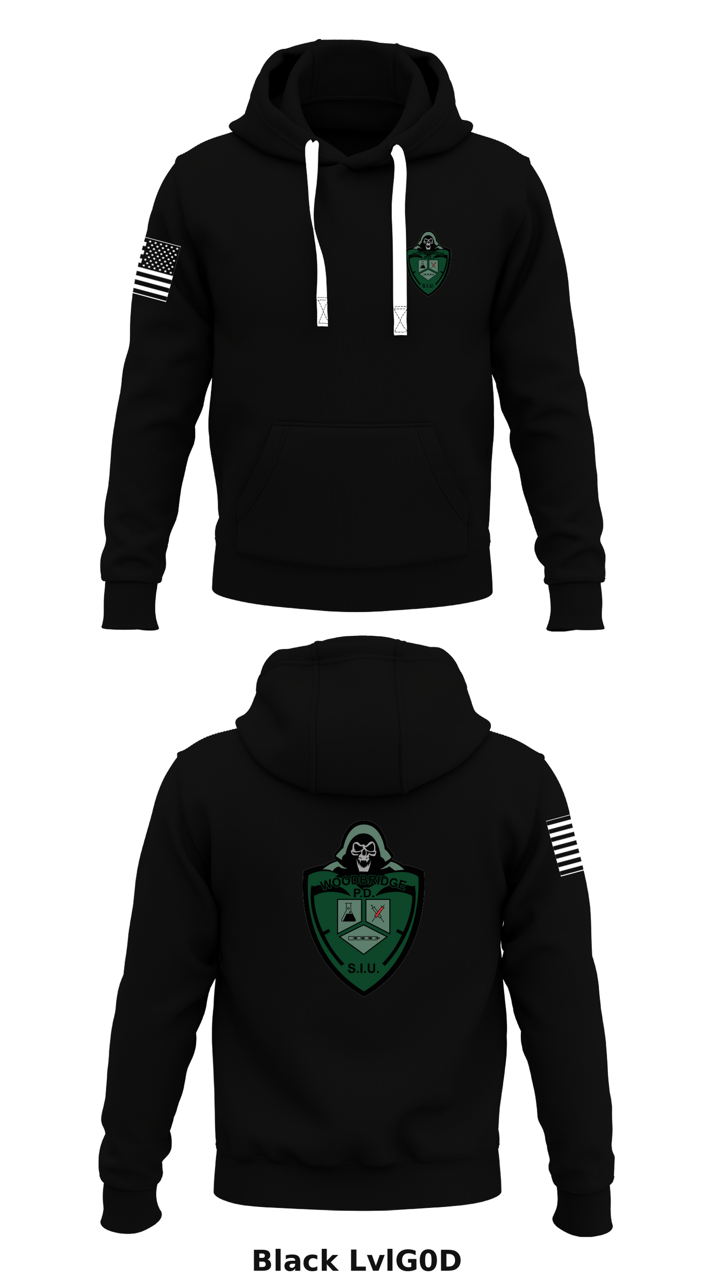 Woodbridge Police SIU Store 1 Core Men's Hooded Performance Sweatshirt - LvlG0D