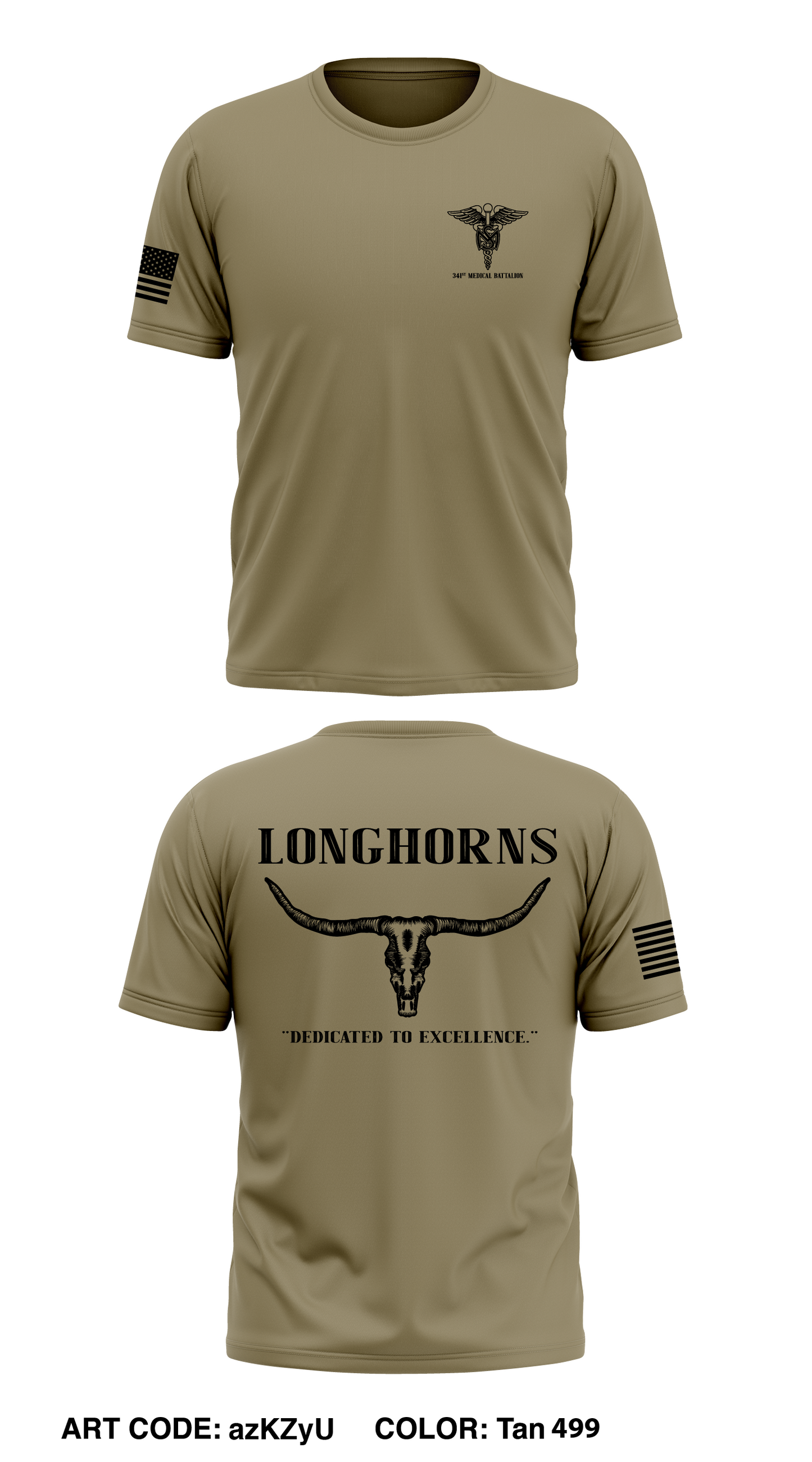 341st Medical Battalion (Multifunctional) Store 1 Core Men's SS Performance Tee - azKZyU
