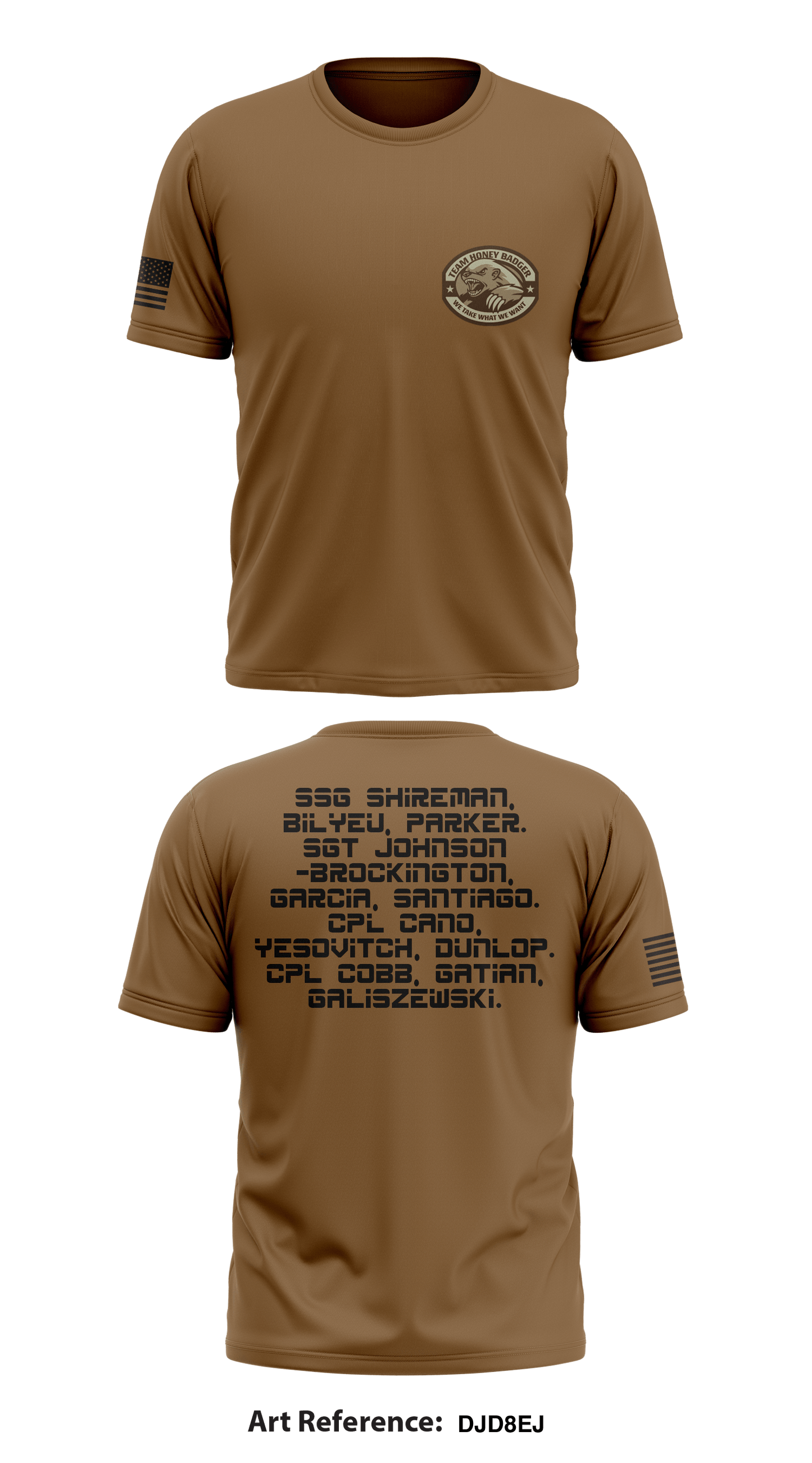 Honey Badgers Store 3 Core Men's SS Performance Tee - djD8Ej