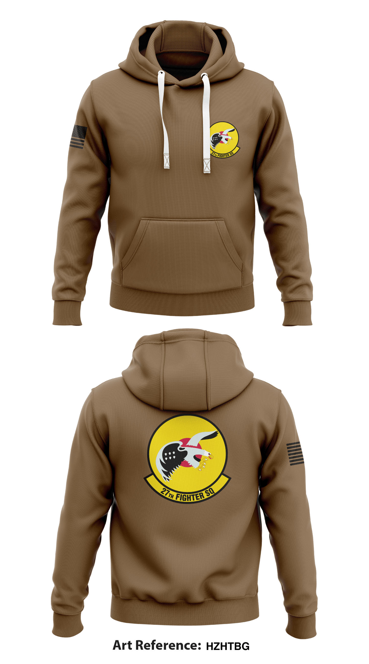 27th Fighter Squadron Store 1 Core Men's Hooded Performance Sweatshirt - HzHtbG