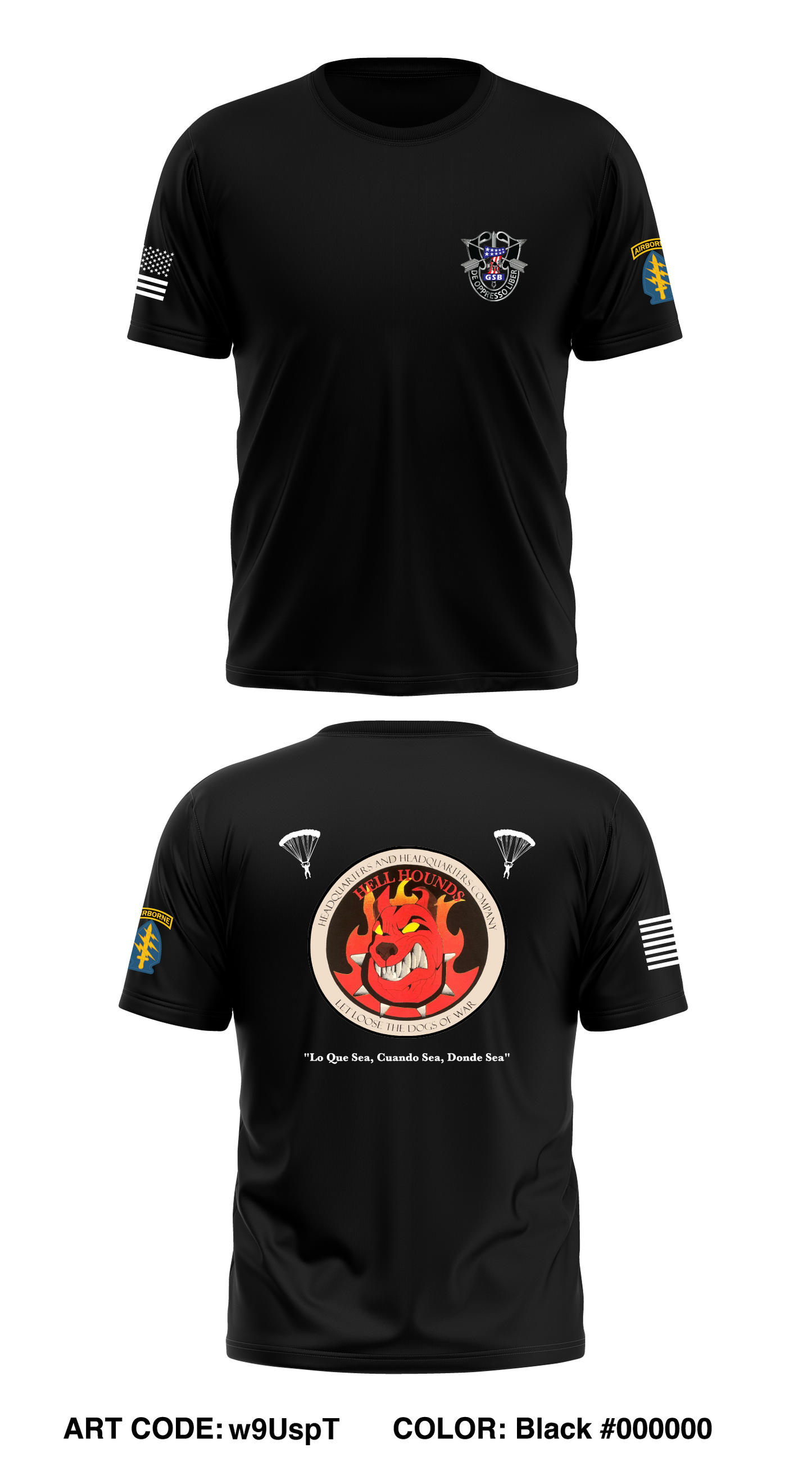 7th SFG(A) - GSB - HHC Store 1 Short Core Men's SS Performance Tee - w9UspT
